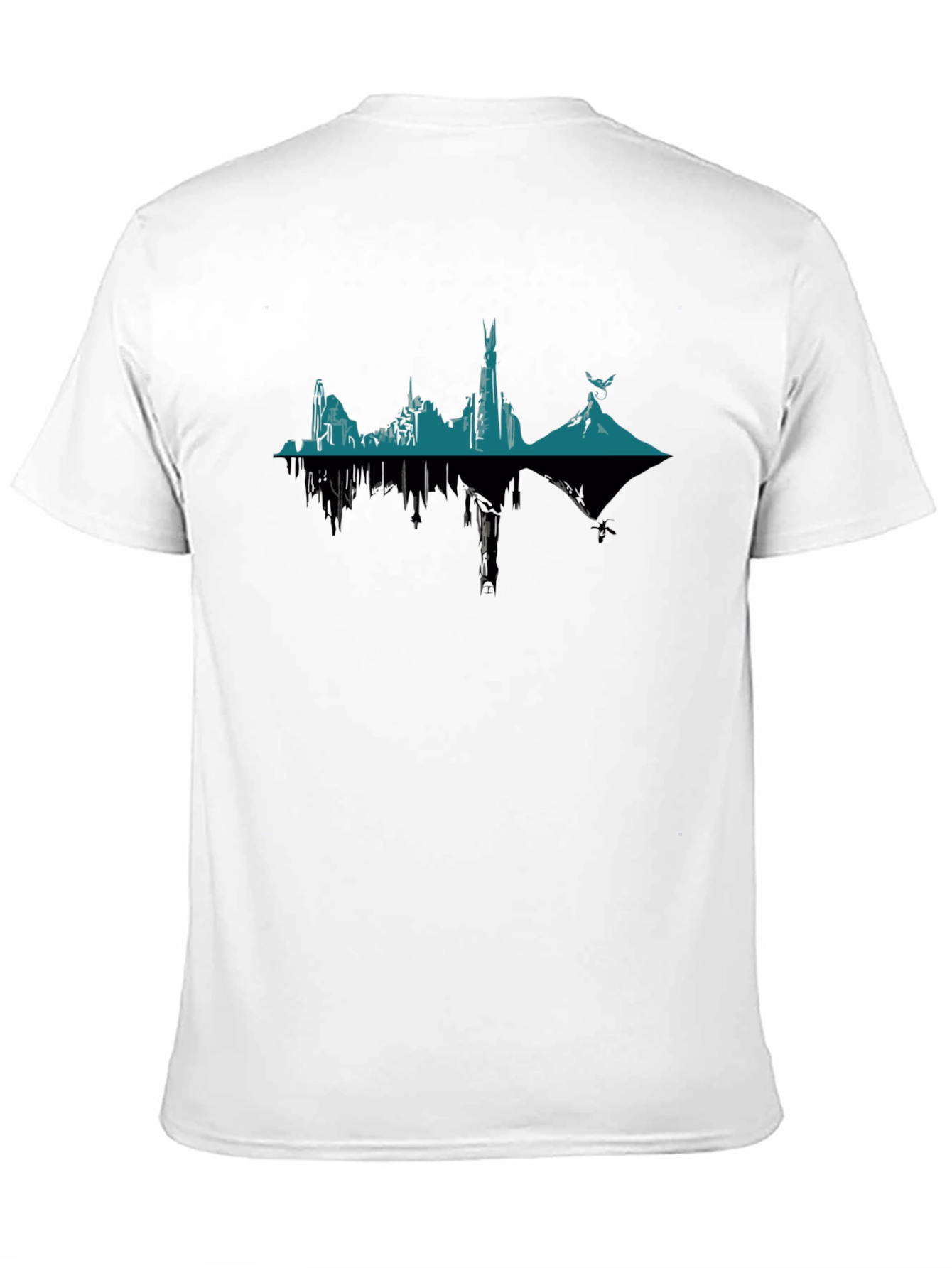 Mirror Image Fantasy Landscape Graphic Tee
