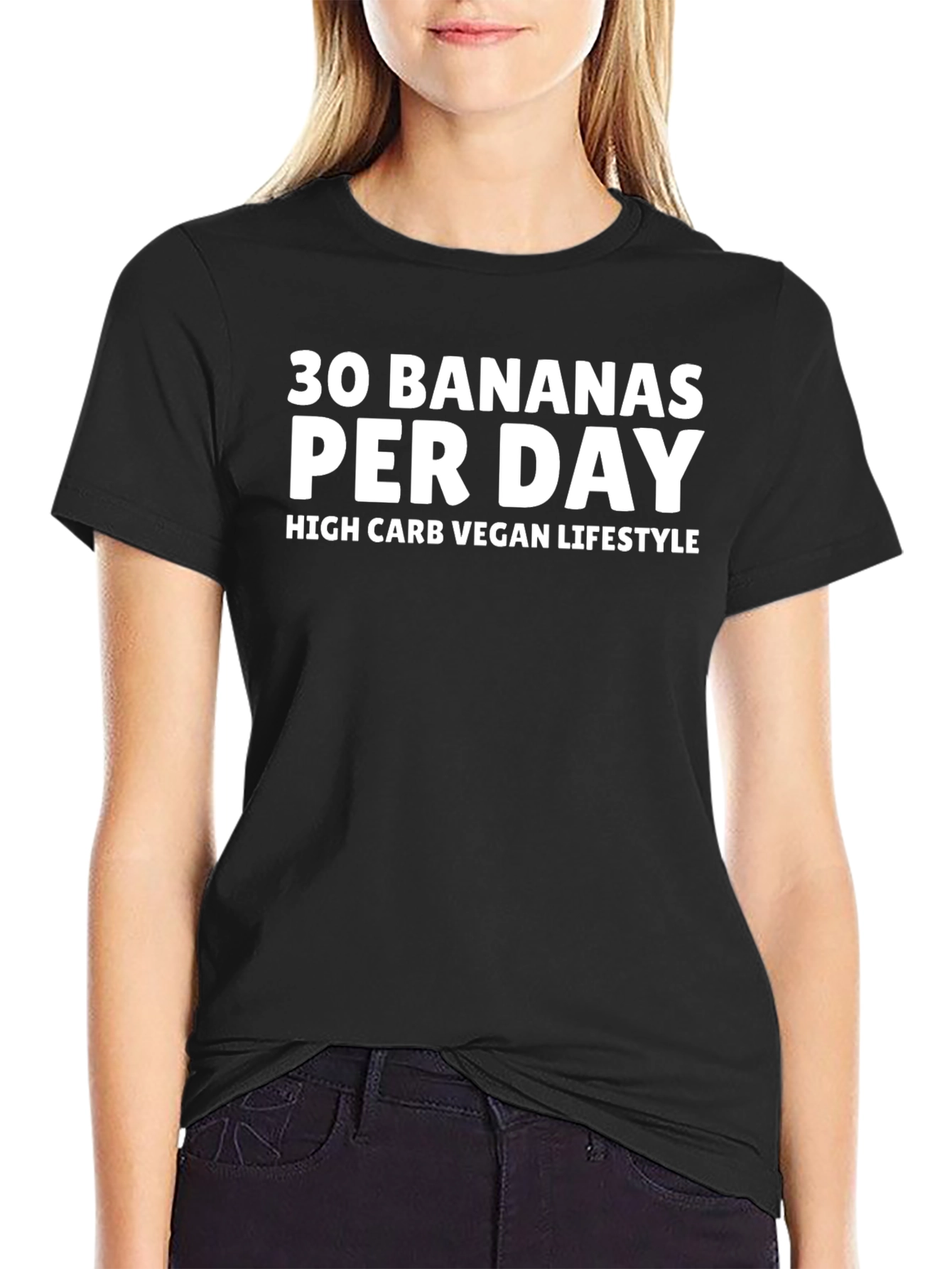 30 Bananas Per Day Vegan Lifestyle T-Shirt