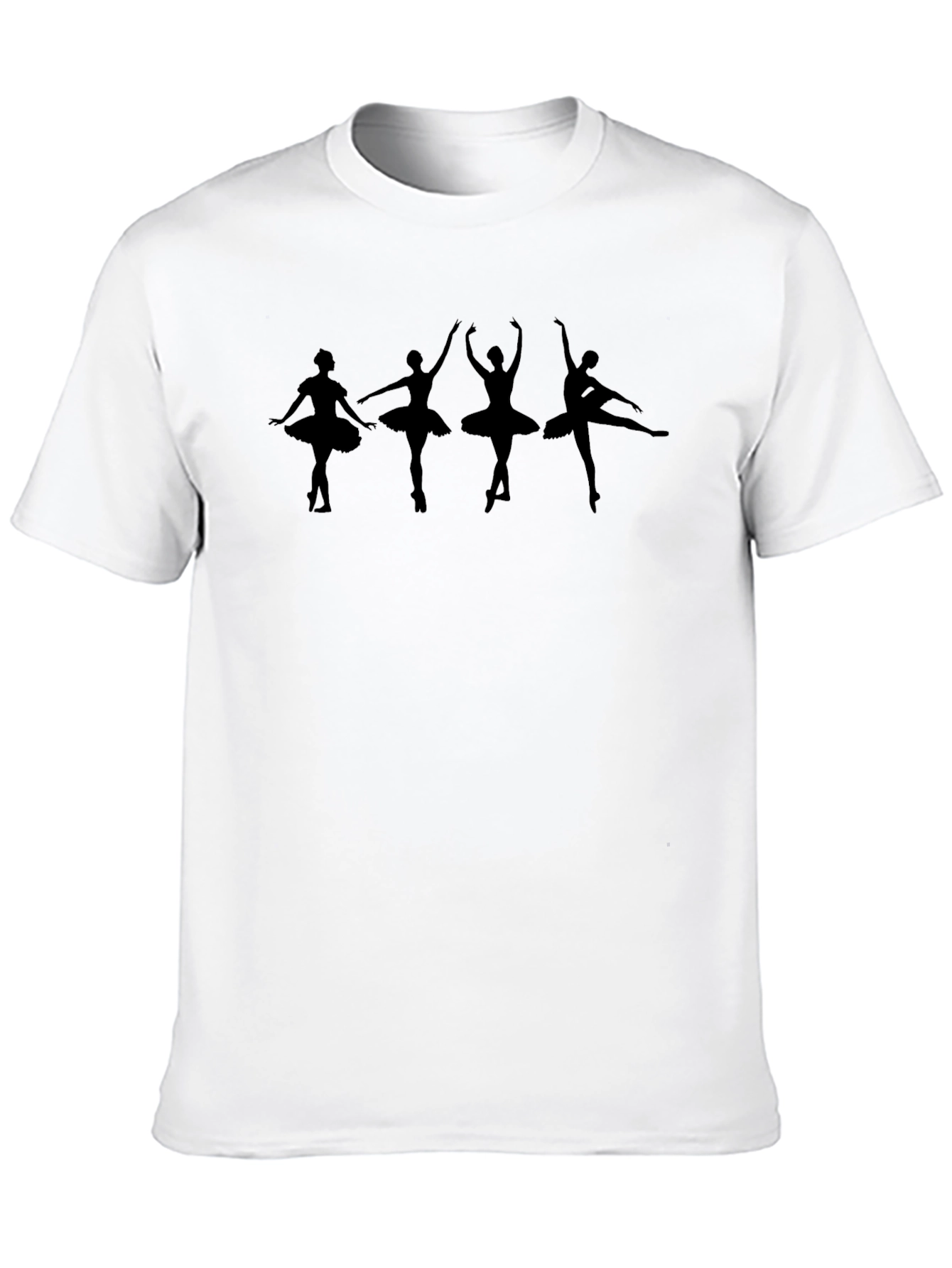 Dancing Ballerinas Black Graphic Tee