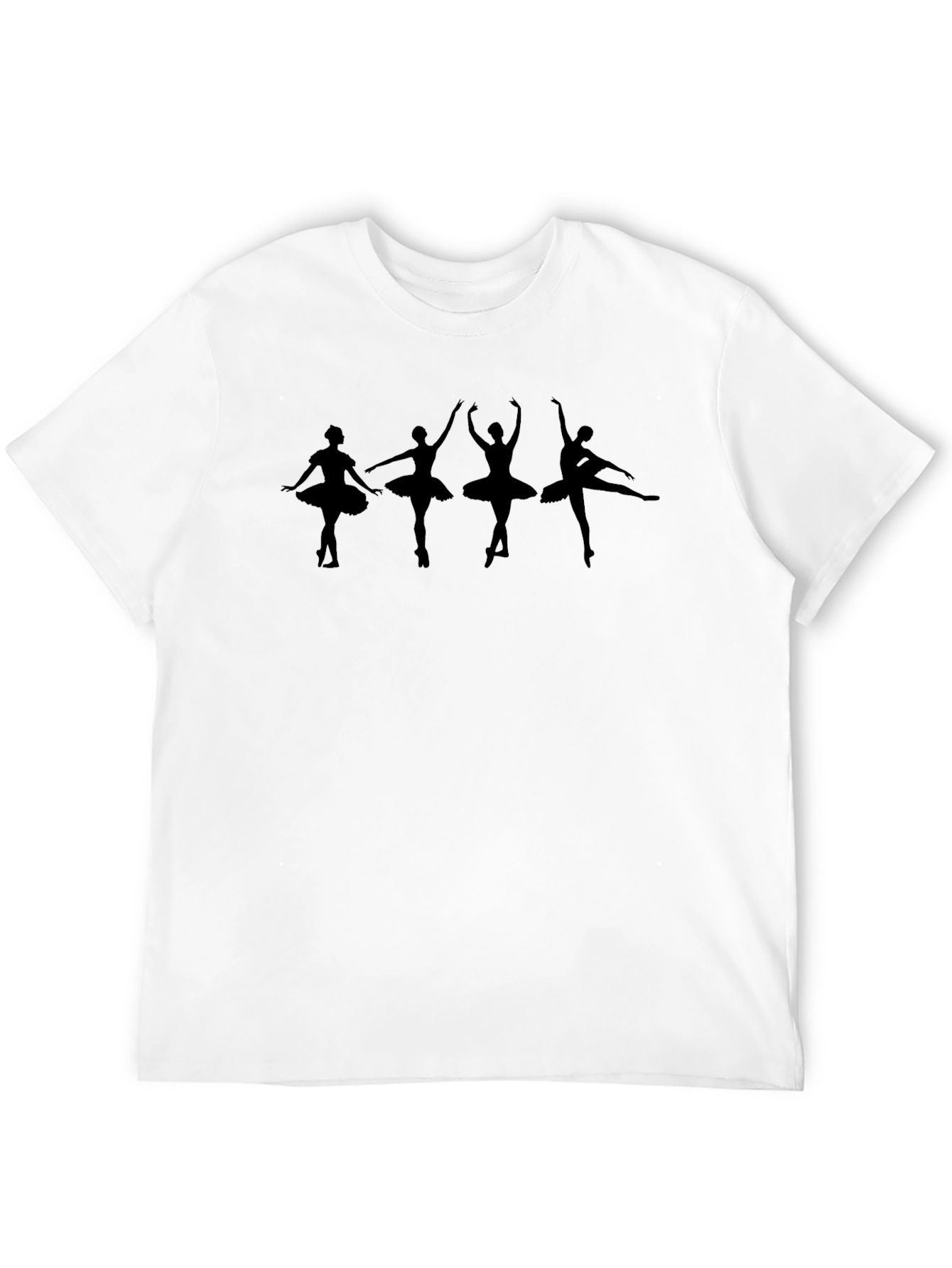 Dancing Ballerinas Black Graphic Tee