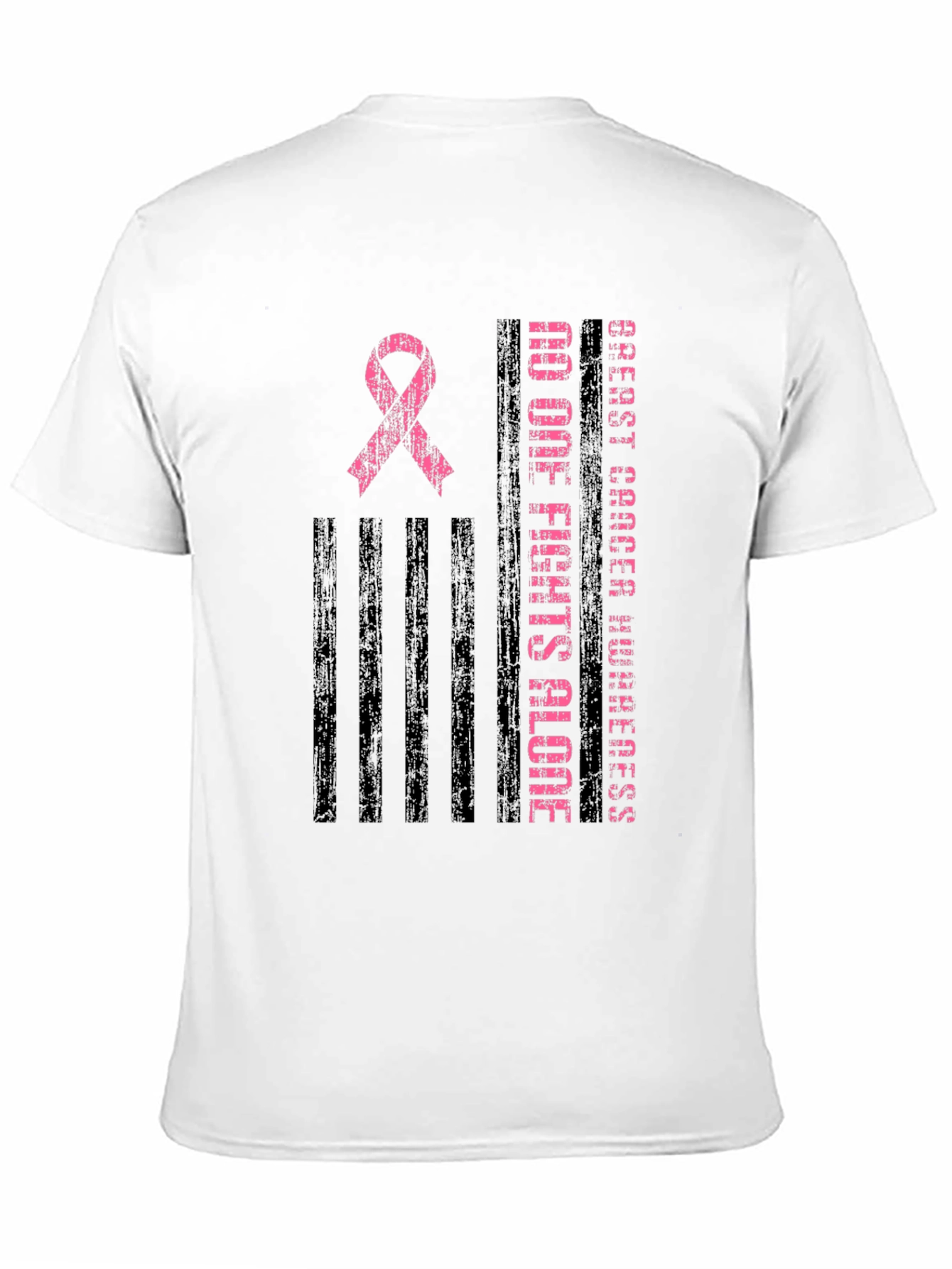 Breast Cancer Awareness Ribbon Graphic Tee