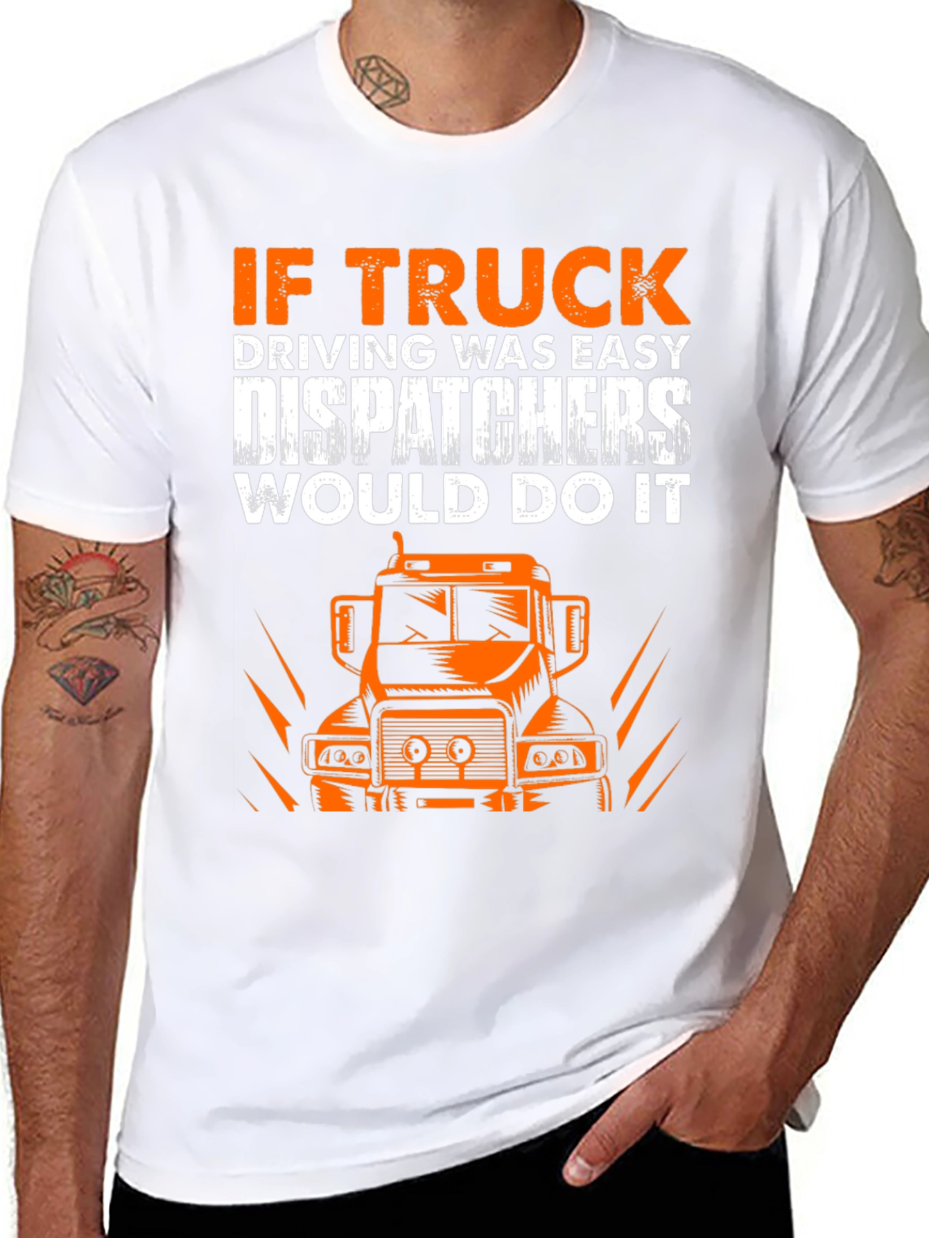 Trucker Humor Graphic Tee - Dispatchers Joke