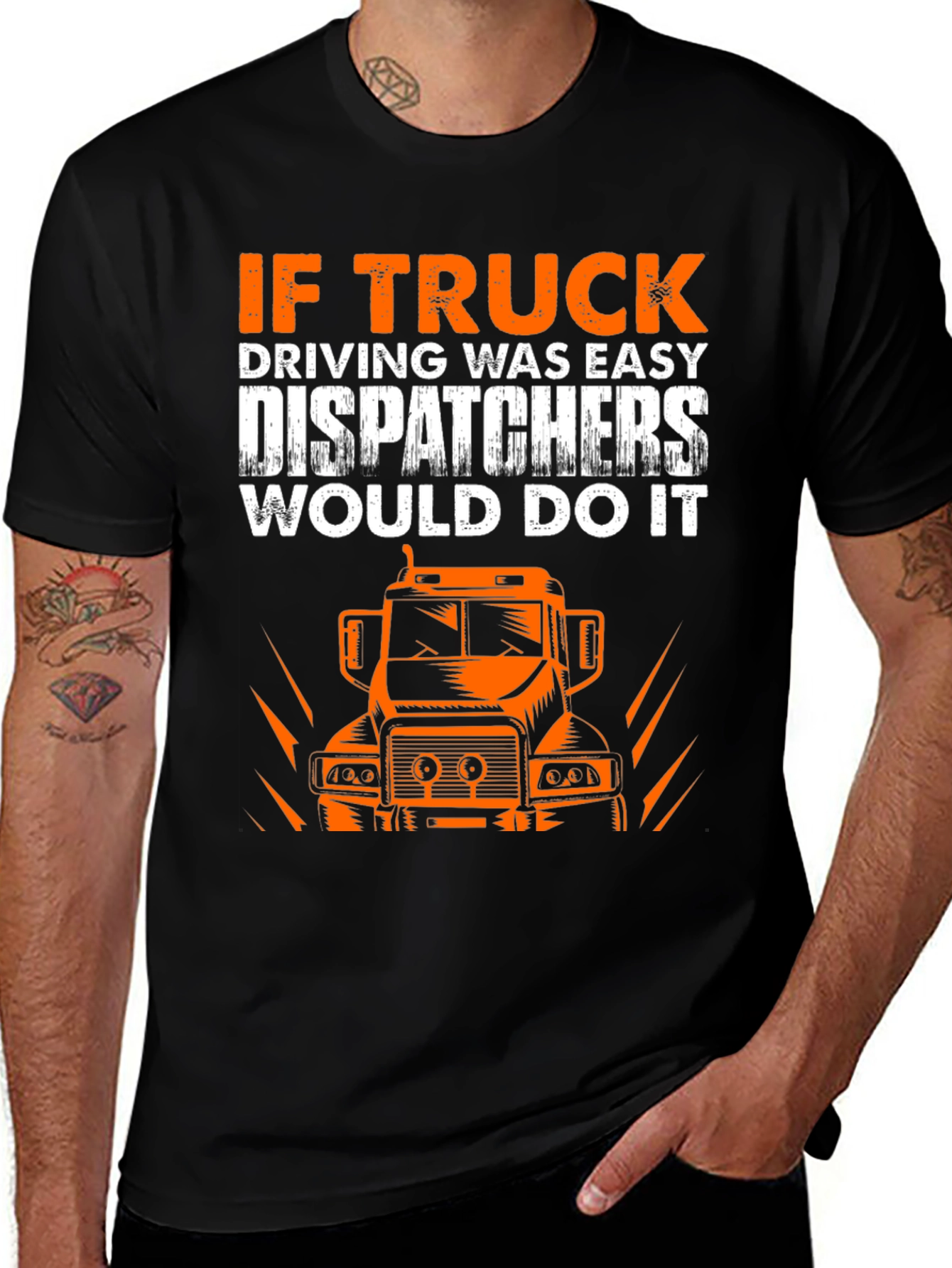 Trucker Humor Graphic Tee - Dispatchers Joke