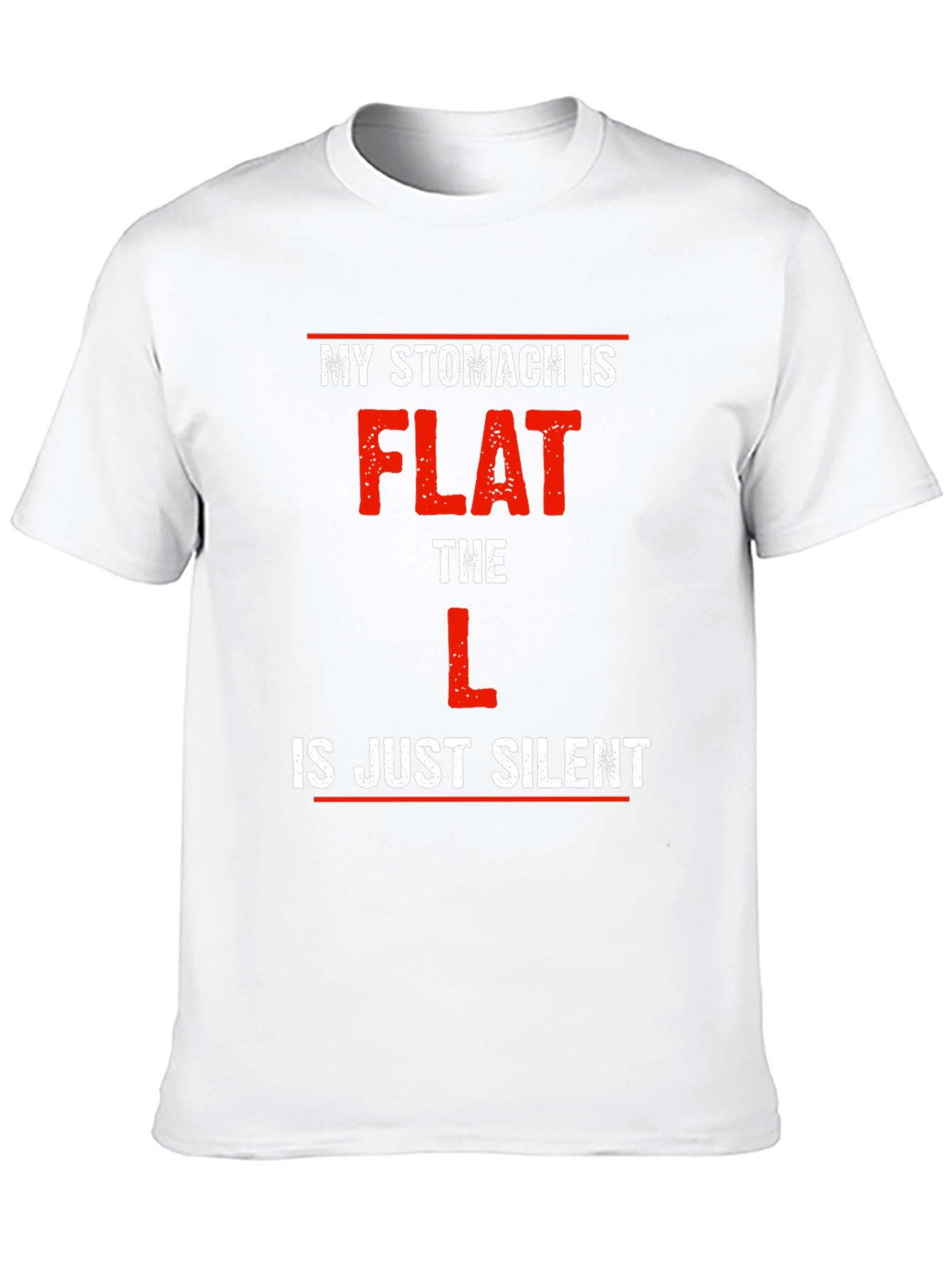 Funny My Stomach is Flat T-Shirt