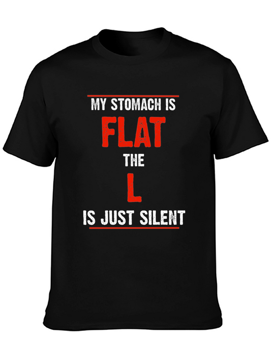 Funny My Stomach is Flat T-Shirt