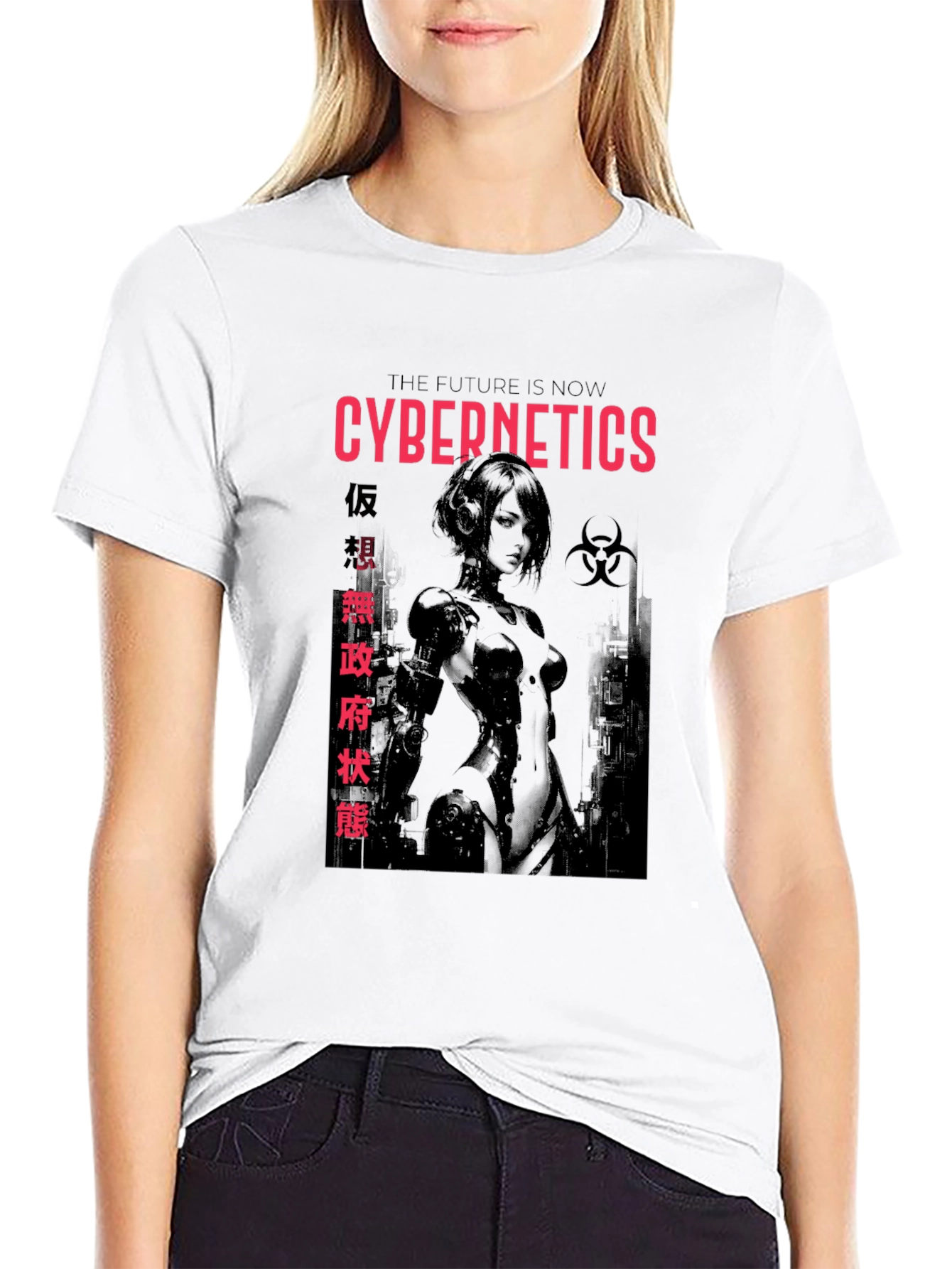 Cybernetics Graphic Print T-Shirt