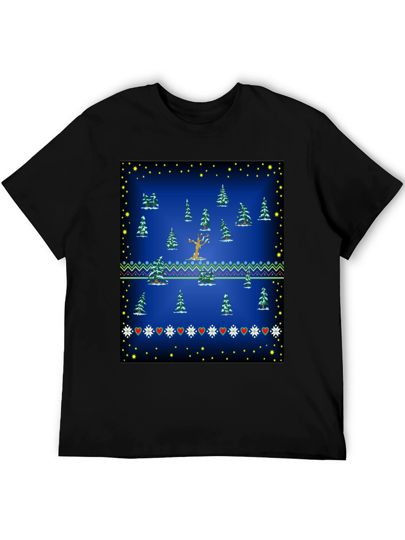 Winter Forest Tee - Festive Holiday Style