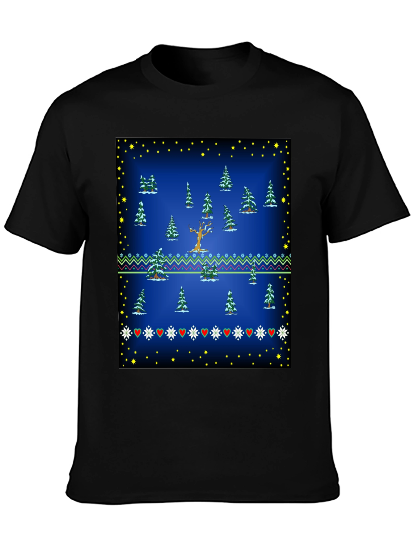Winter Forest Tee - Festive Holiday Style