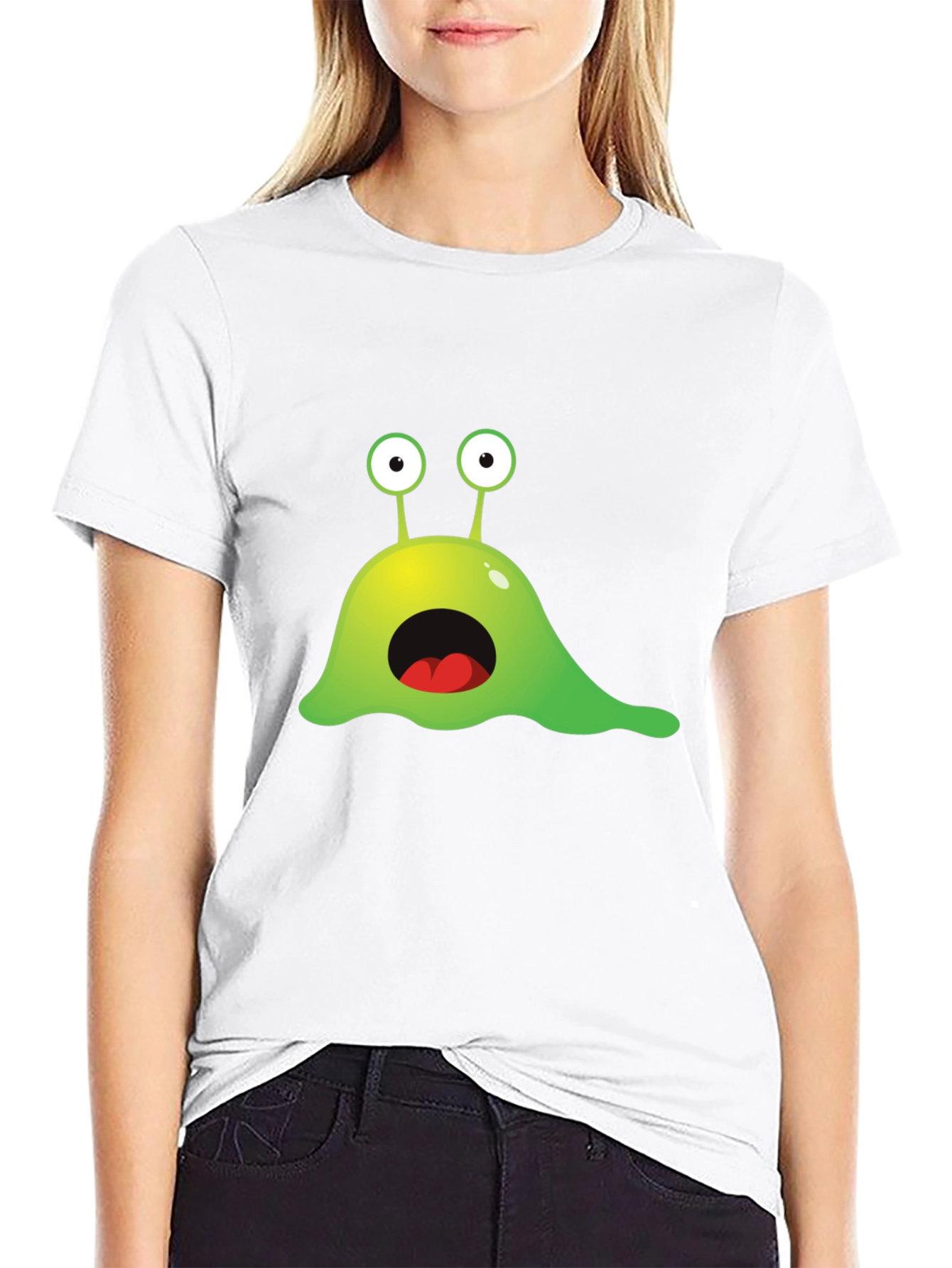 Funny Alien Slime Graphic T-Shirt
