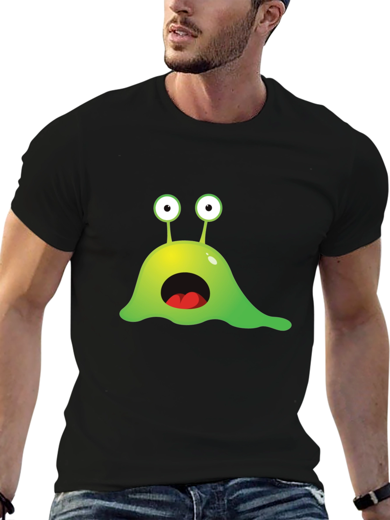 Funny Alien Slime Graphic T-Shirt