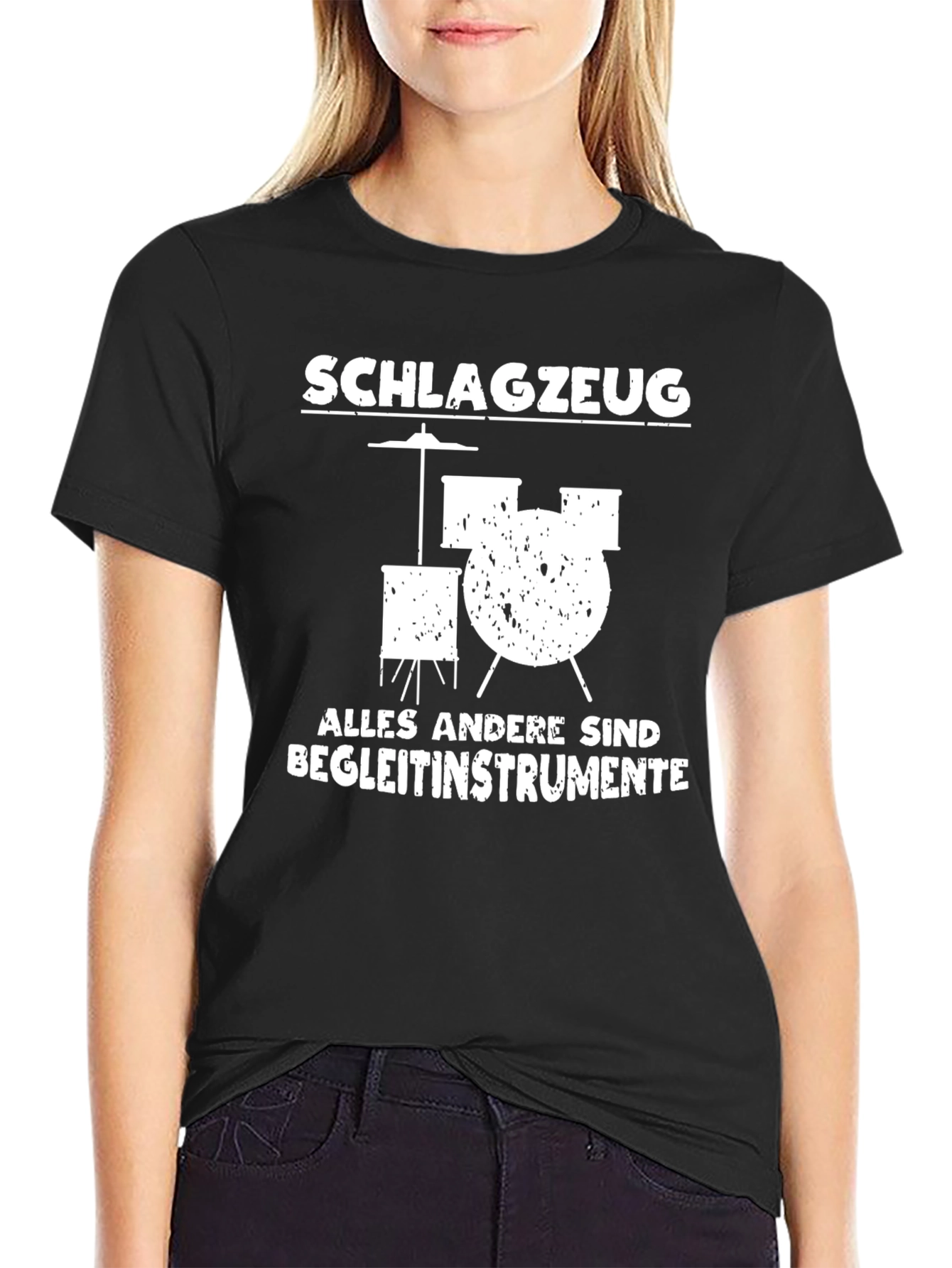 Drummer T-Shirt - Schlagzeug Alles Andere Sind Begleitinstrumente