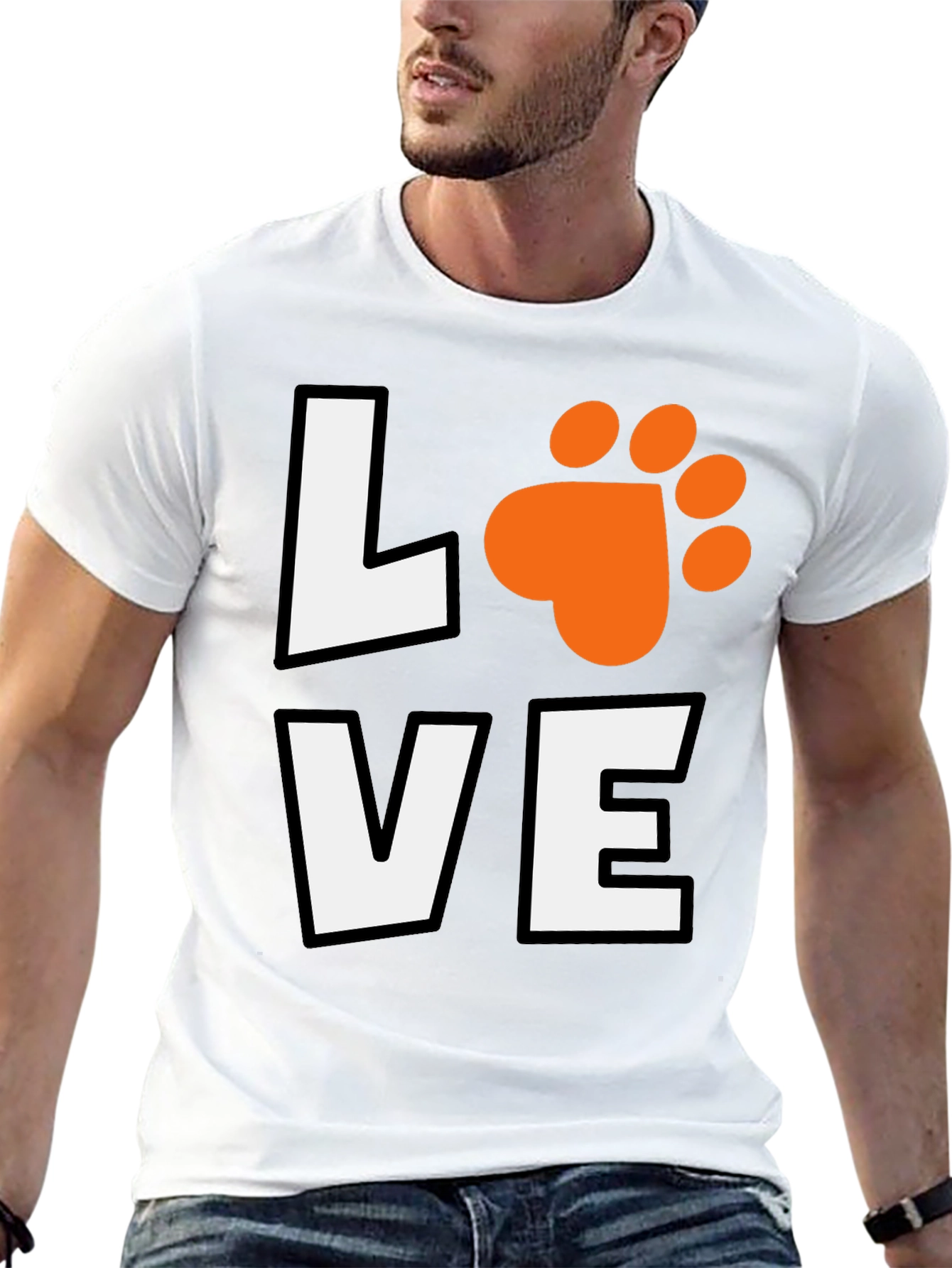 Love Dog Paw T-Shirt