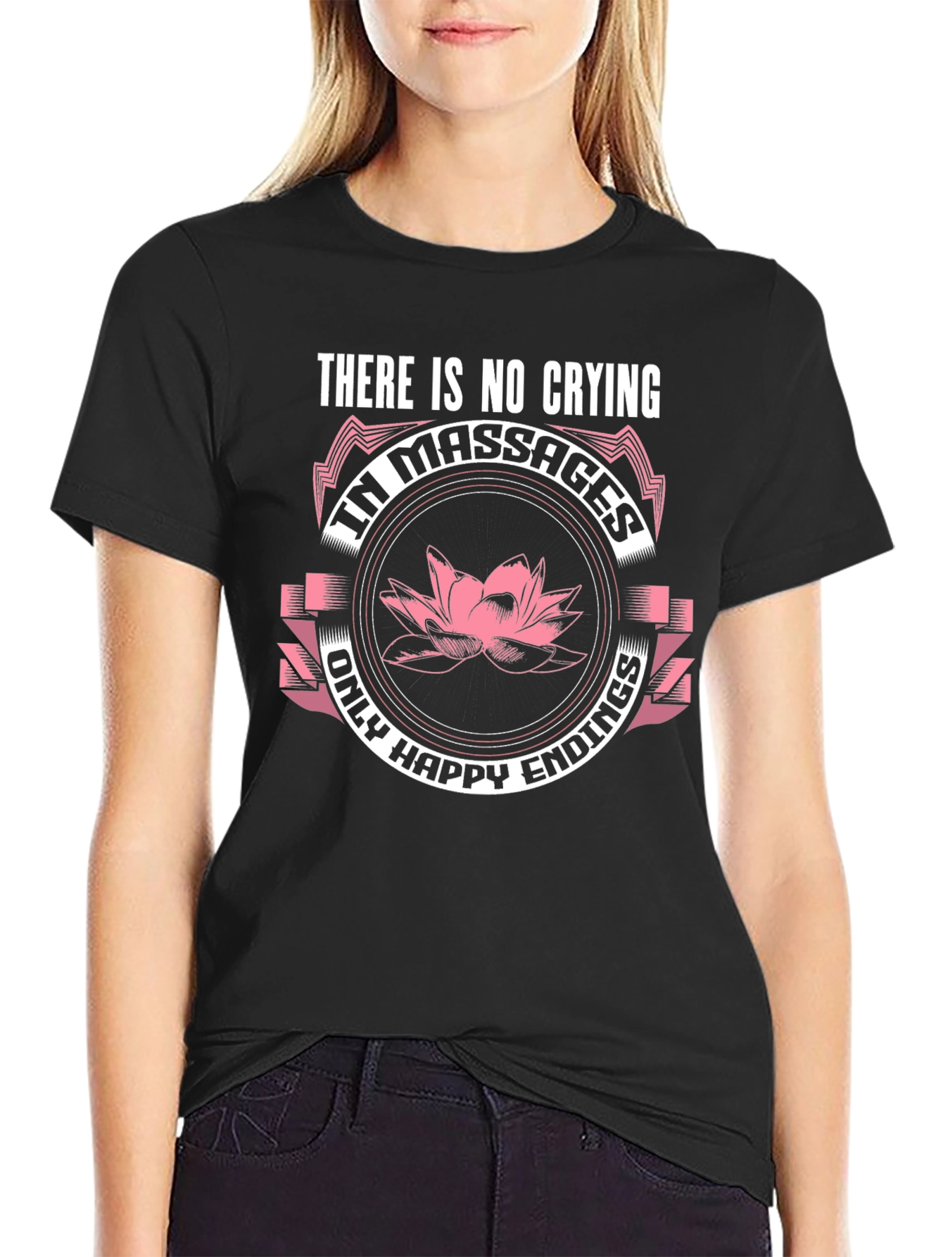 Massages Only Happy Endings Graphic T-Shirt