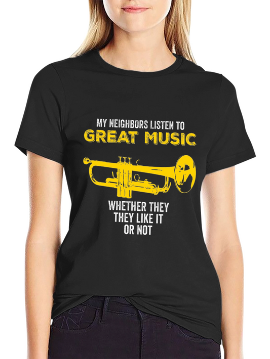 Funny Trumpet T-Shirt: Great Music