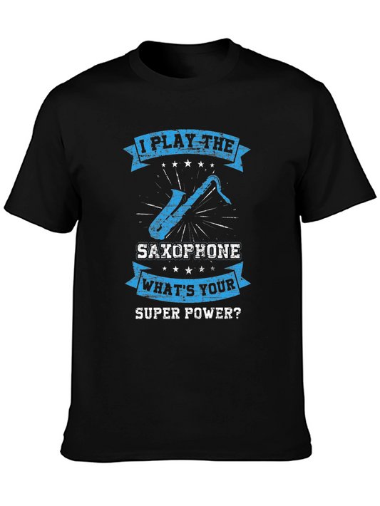 Saxophone Superpower T-Shirt - Musician Tee