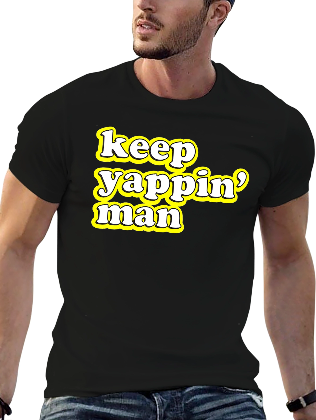 Keep Yappin Man Graphic Tee
