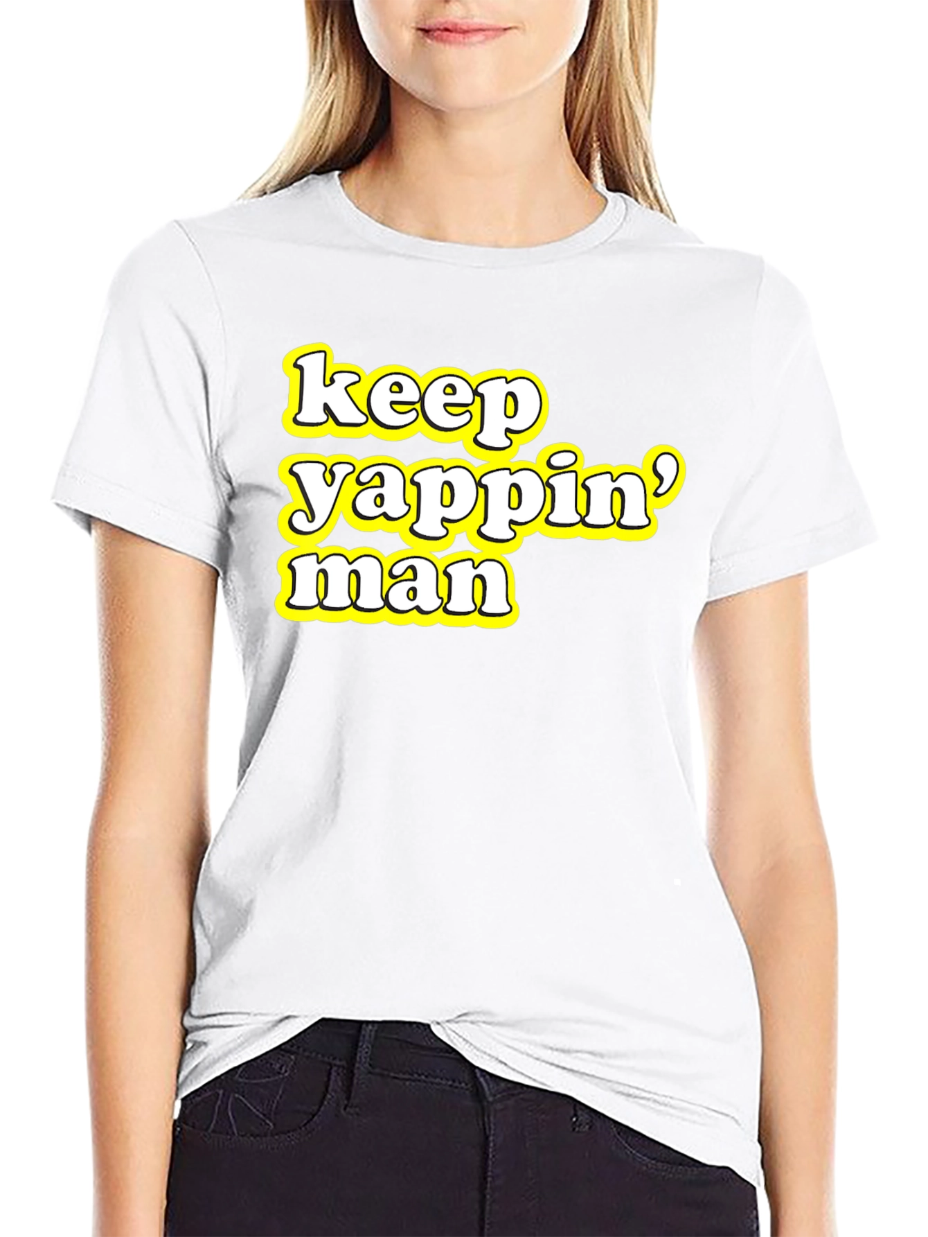 Keep Yappin Man Graphic Tee