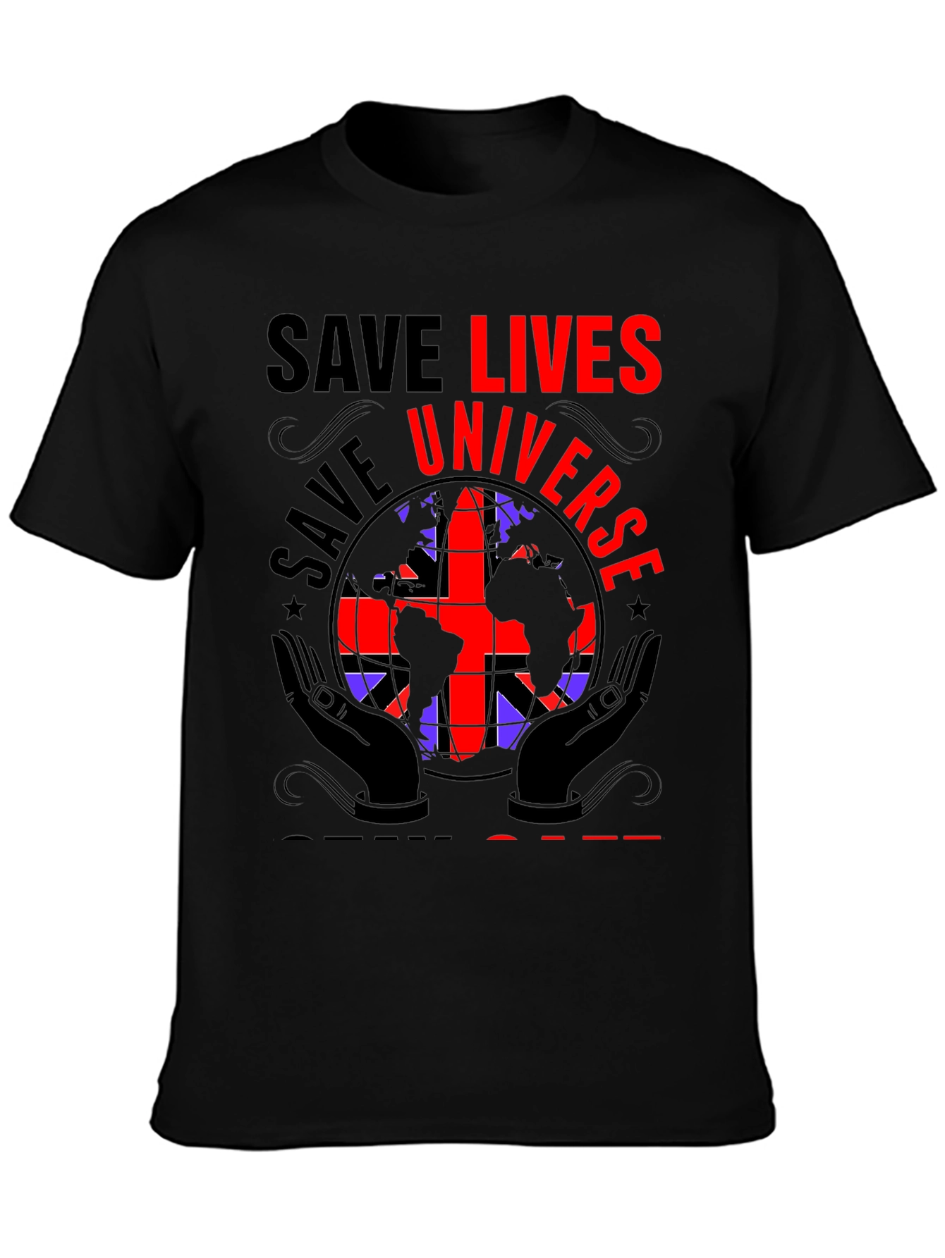 Save Lives Universe Graphic T-Shirt