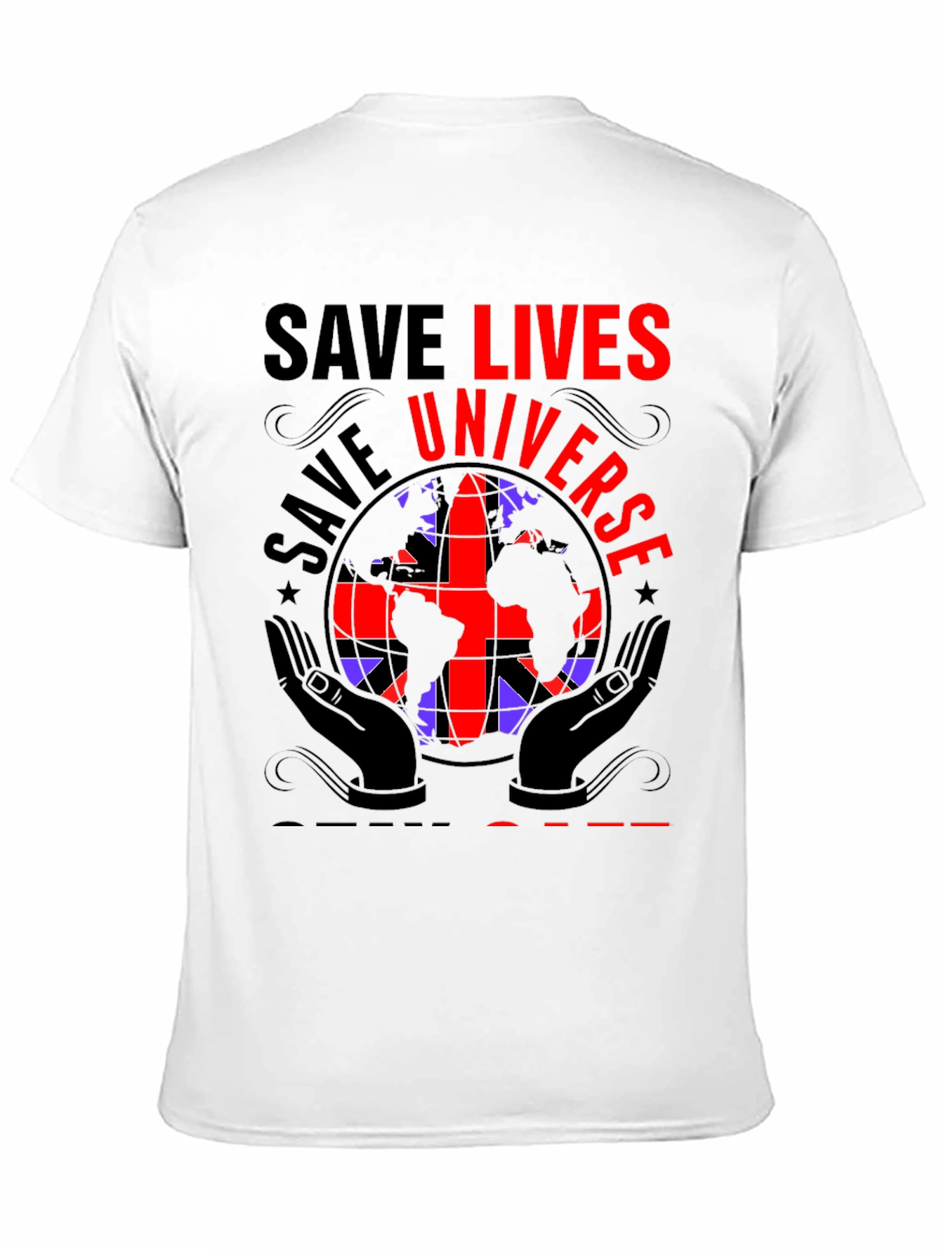 Save Lives Universe Graphic T-Shirt
