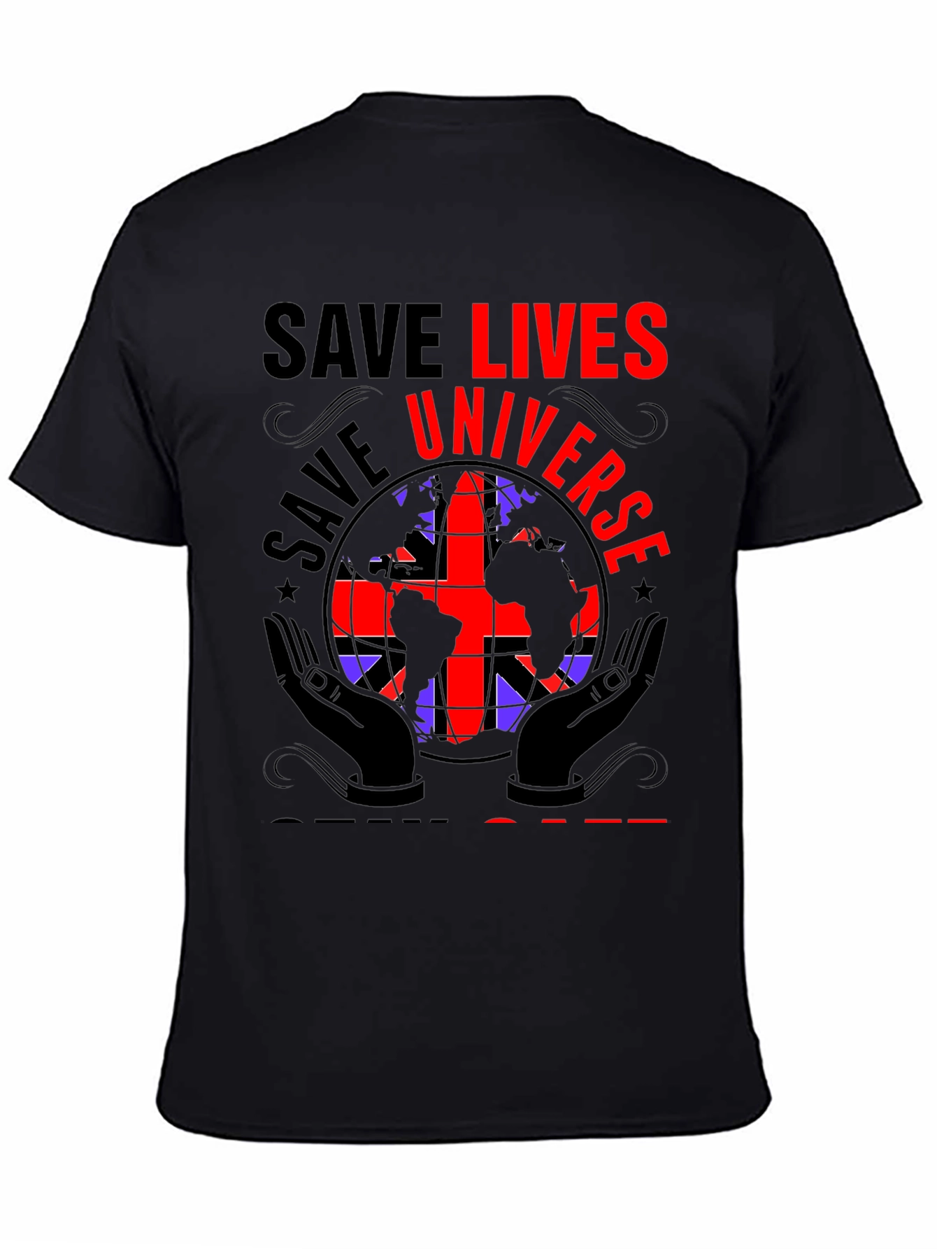 Save Lives Universe Graphic T-Shirt