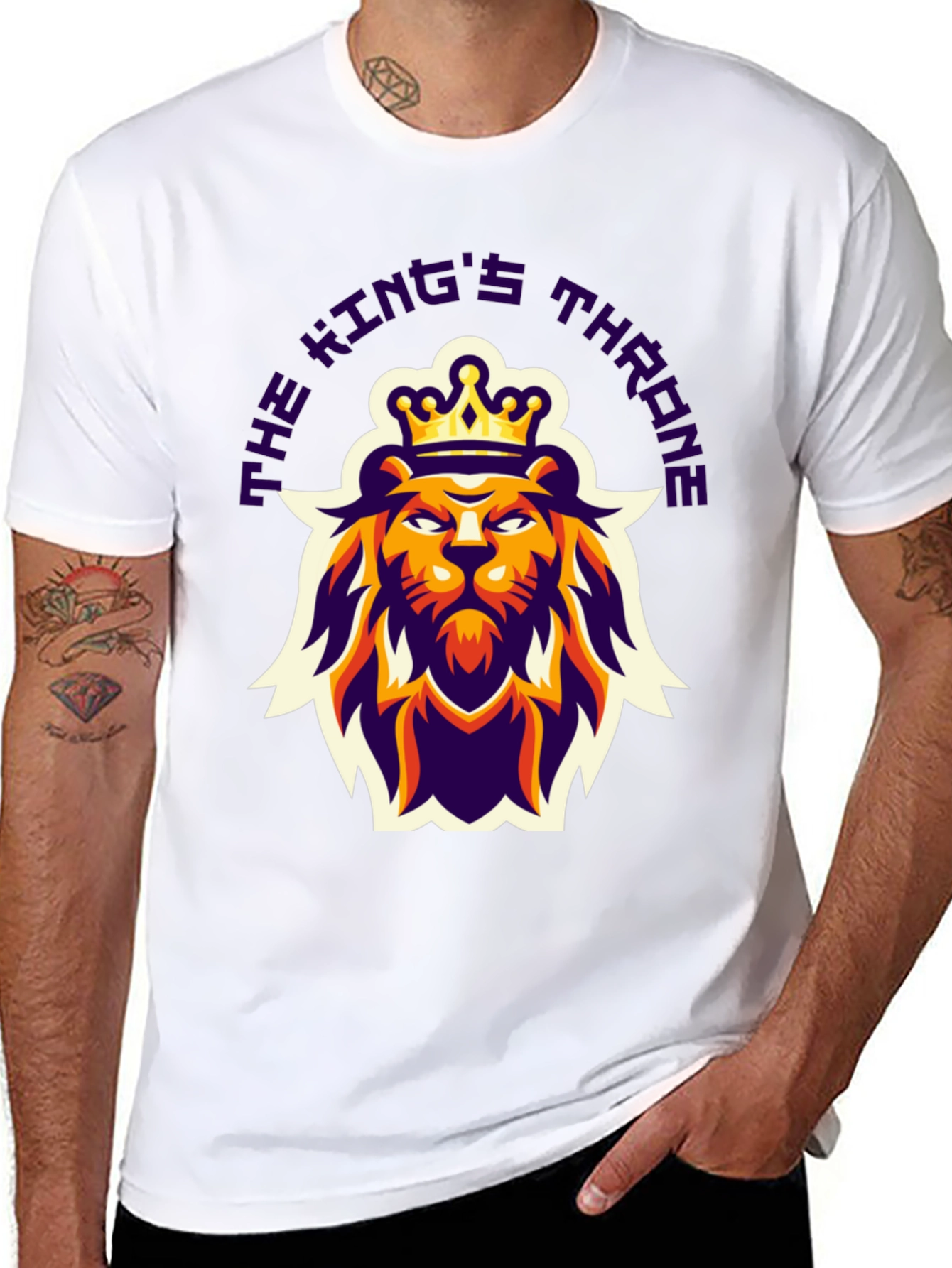 The Kings Throne Lion Graphic Tee