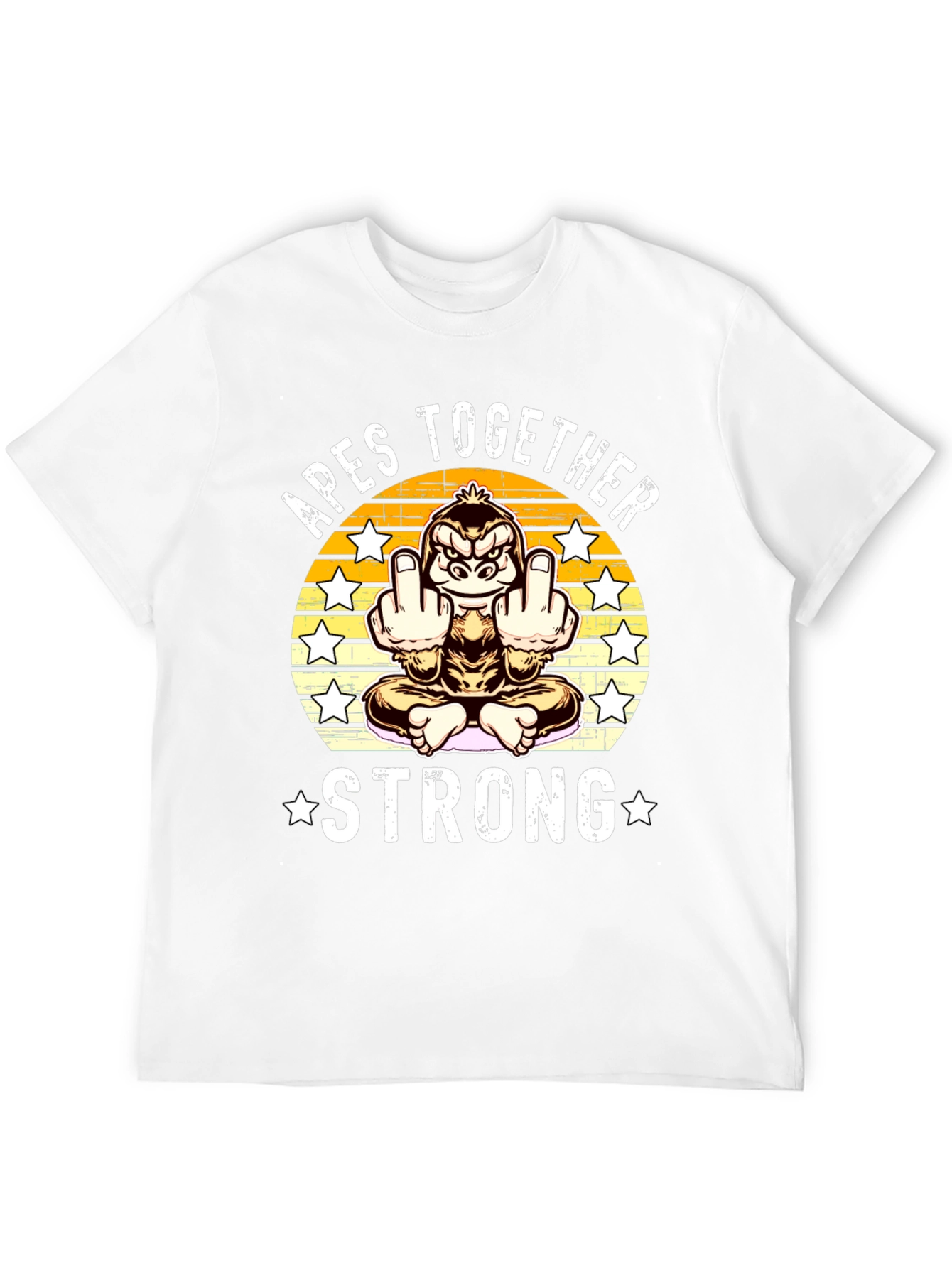 Apes Together Strong T-Shirt Funny Gorilla Tee
