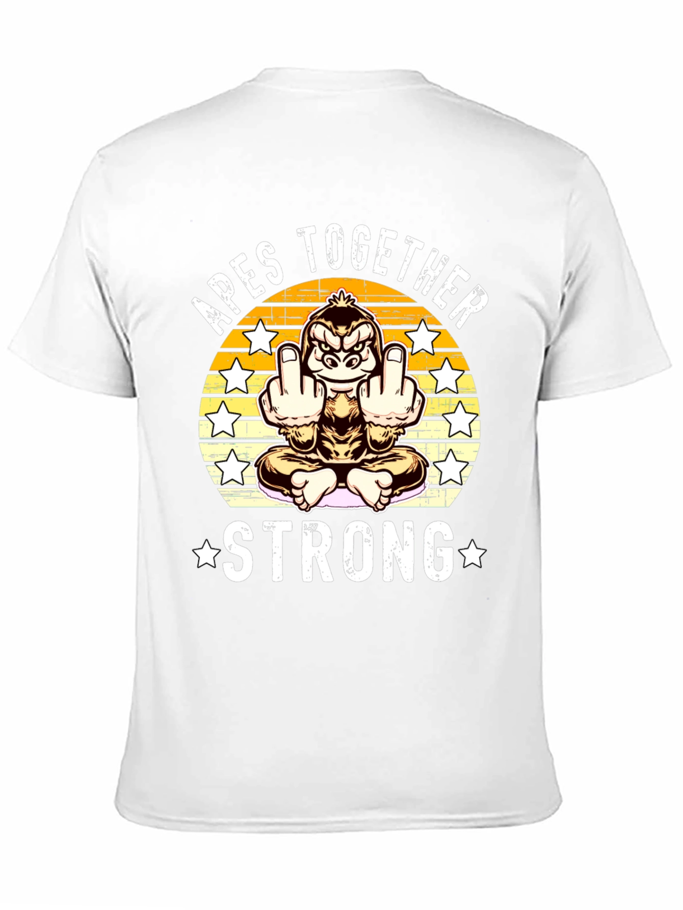Apes Together Strong T-Shirt Funny Gorilla Tee