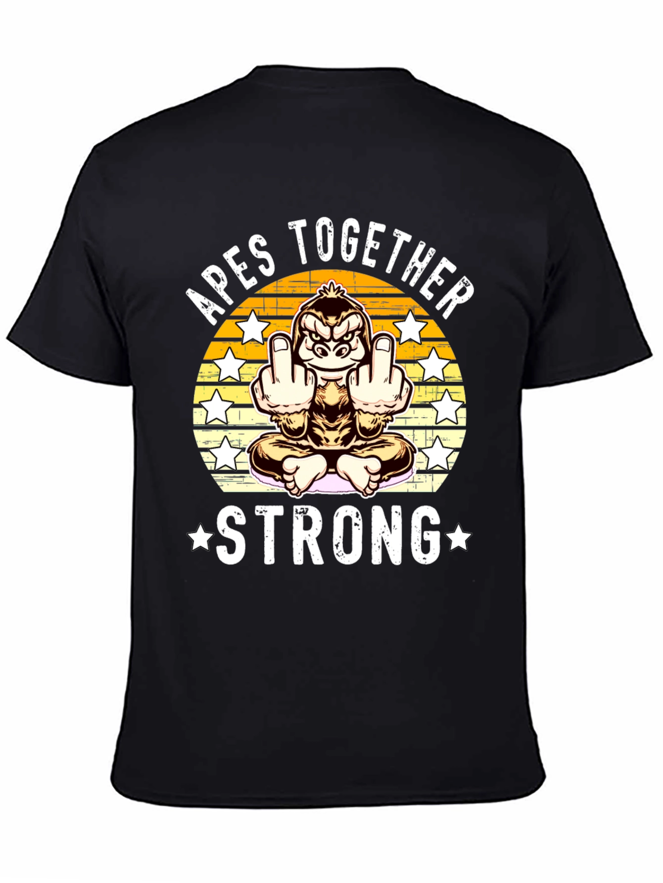 Apes Together Strong T-Shirt Funny Gorilla Tee