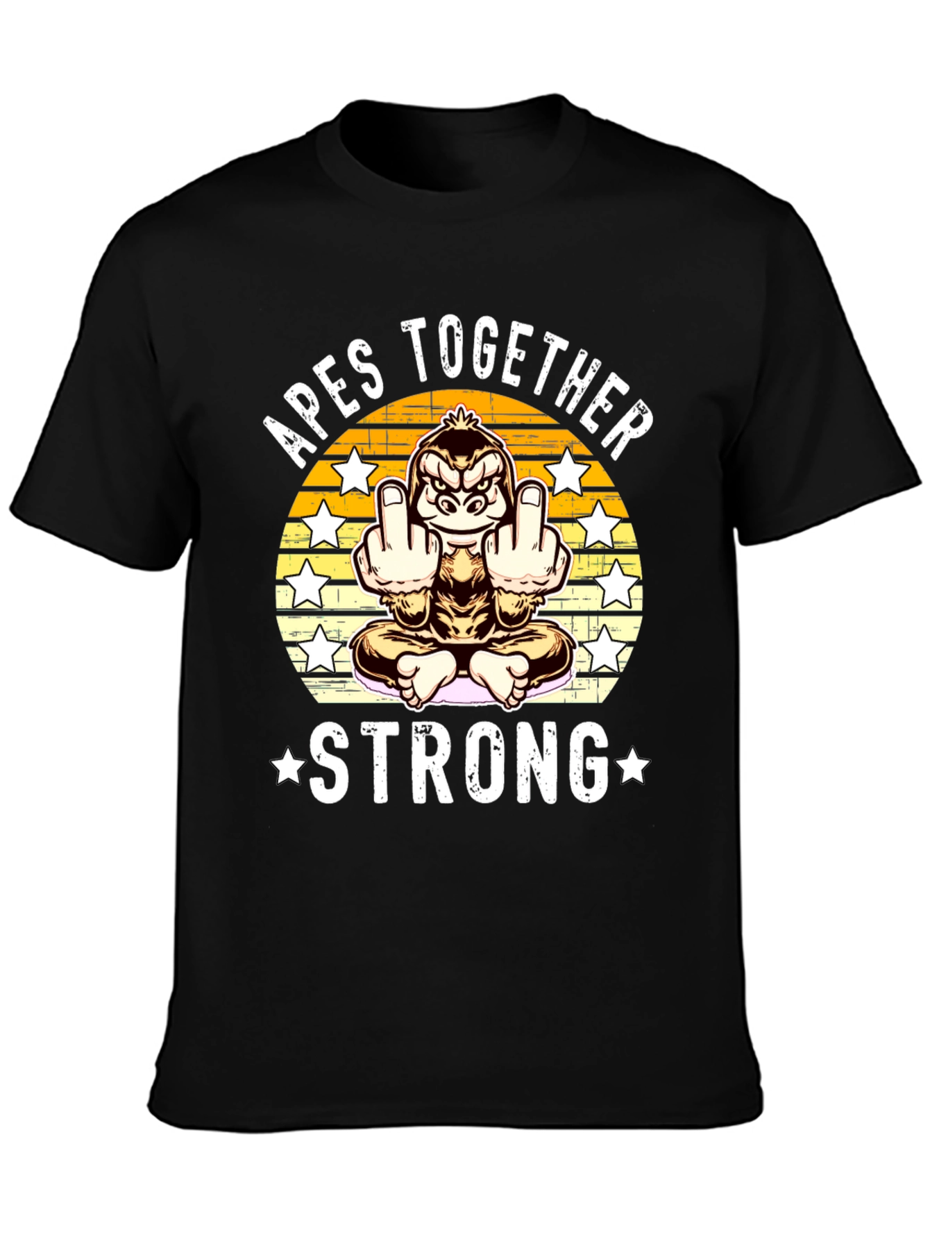 Apes Together Strong T-Shirt Funny Gorilla Tee
