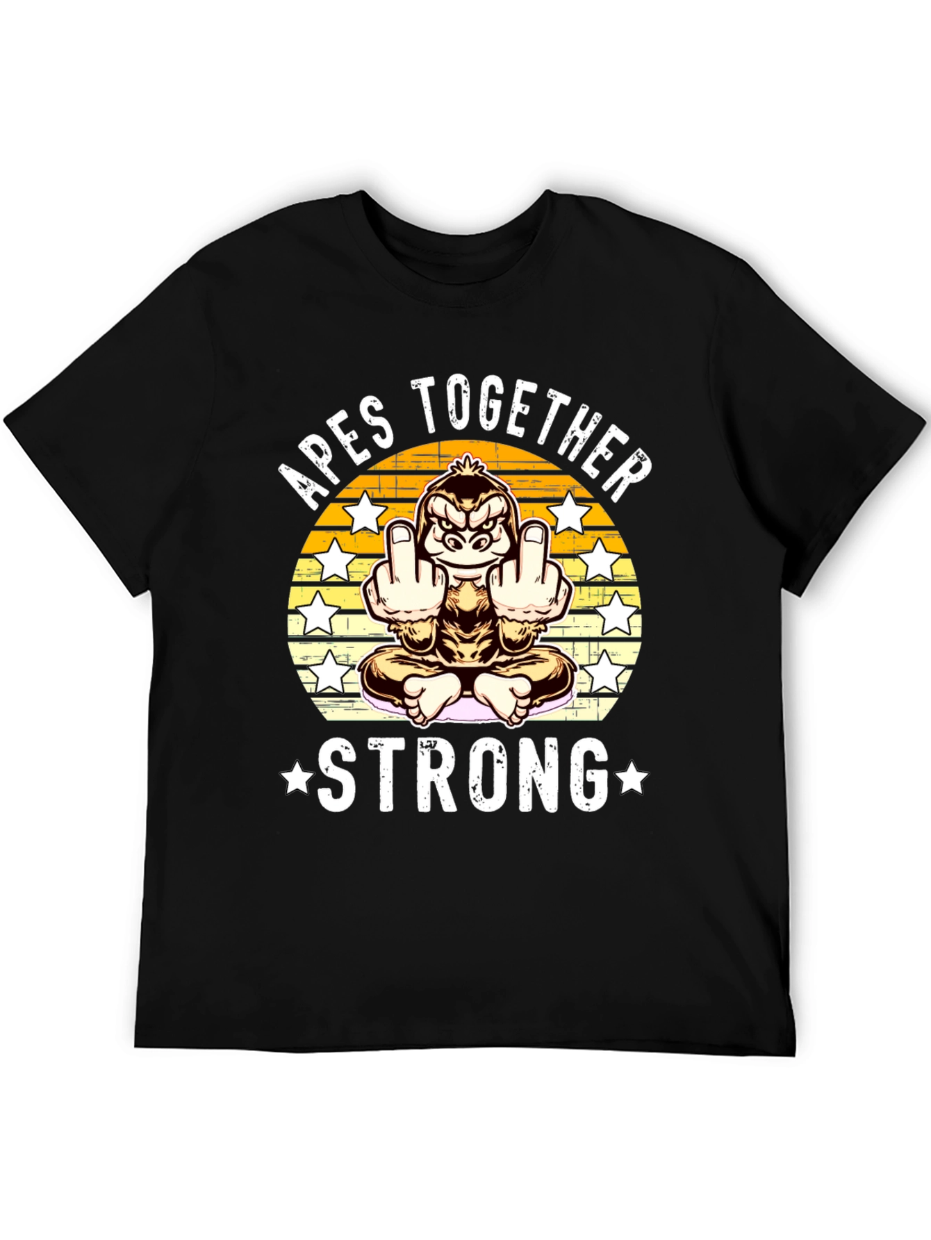 Apes Together Strong T-Shirt Funny Gorilla Tee