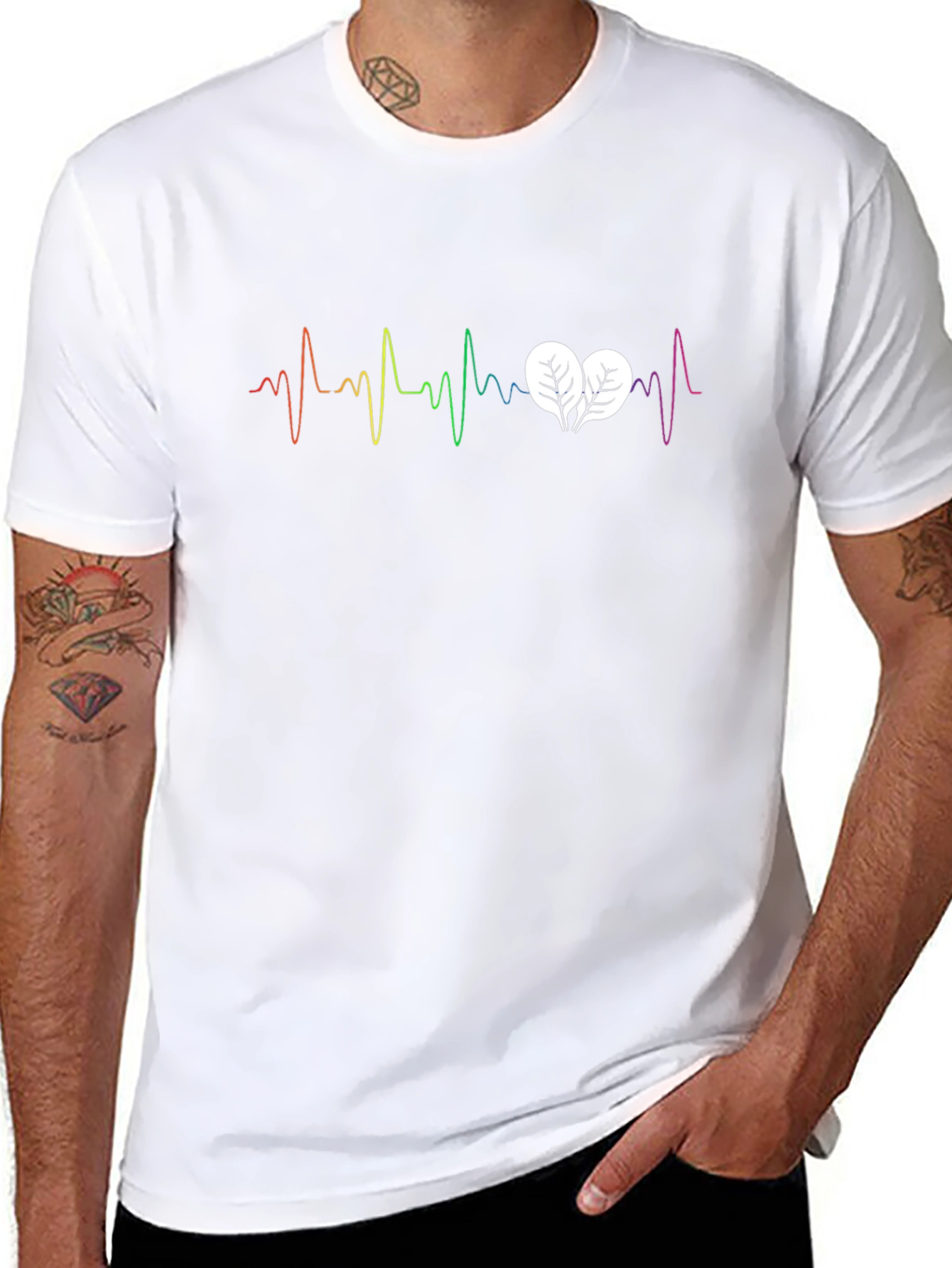 Rainbow Heartbeat T-Shirt