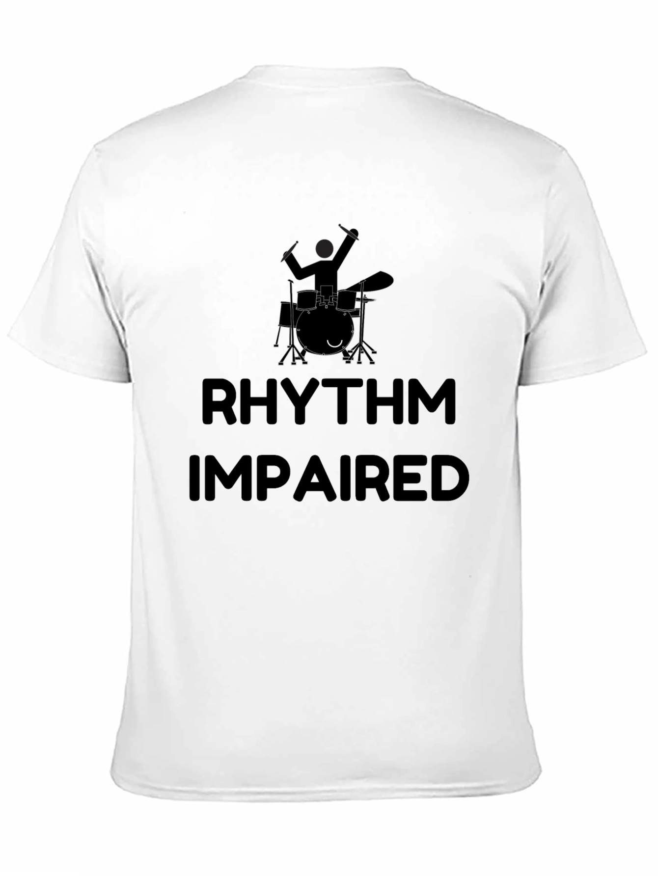 Rhythm Impaired Graphic Tee - Black Cotton T-Shirt