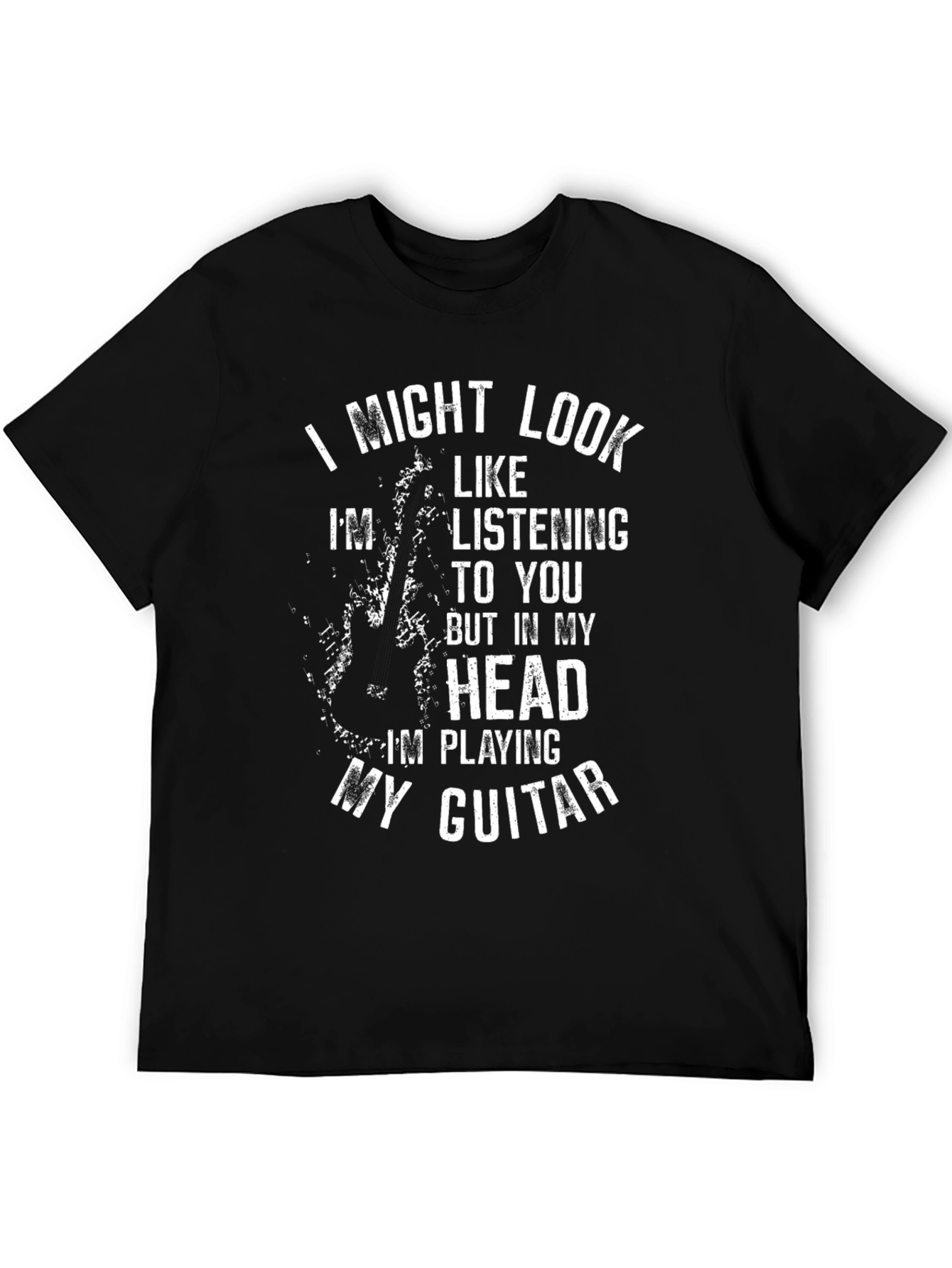 Guitar Head T-Shirt - Musician Gift