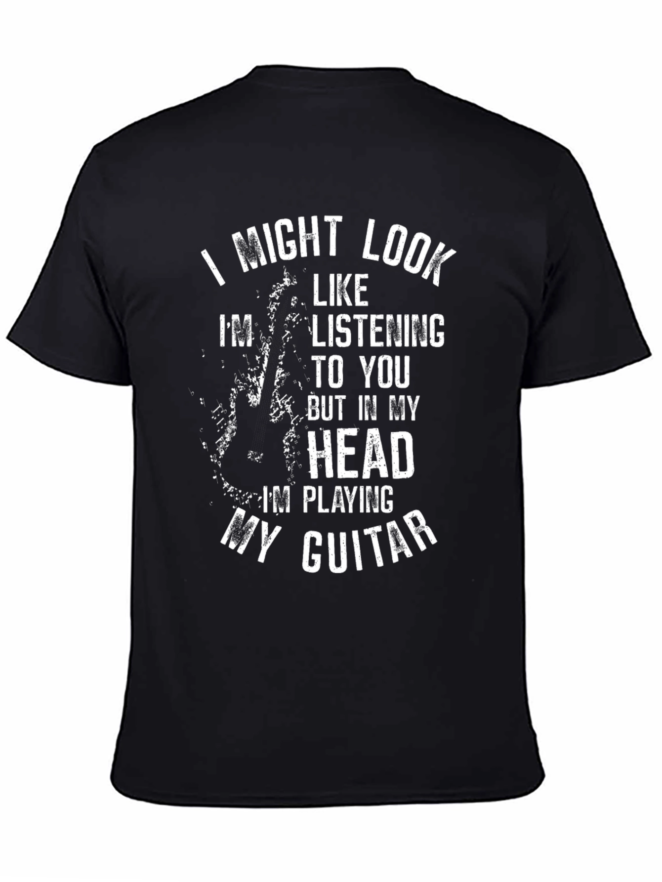Guitar Head T-Shirt - Musician Gift