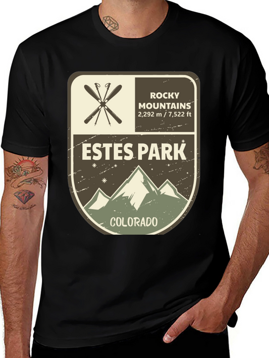 Estes Park Colorado T-Shirt - Rocky Mountains Design