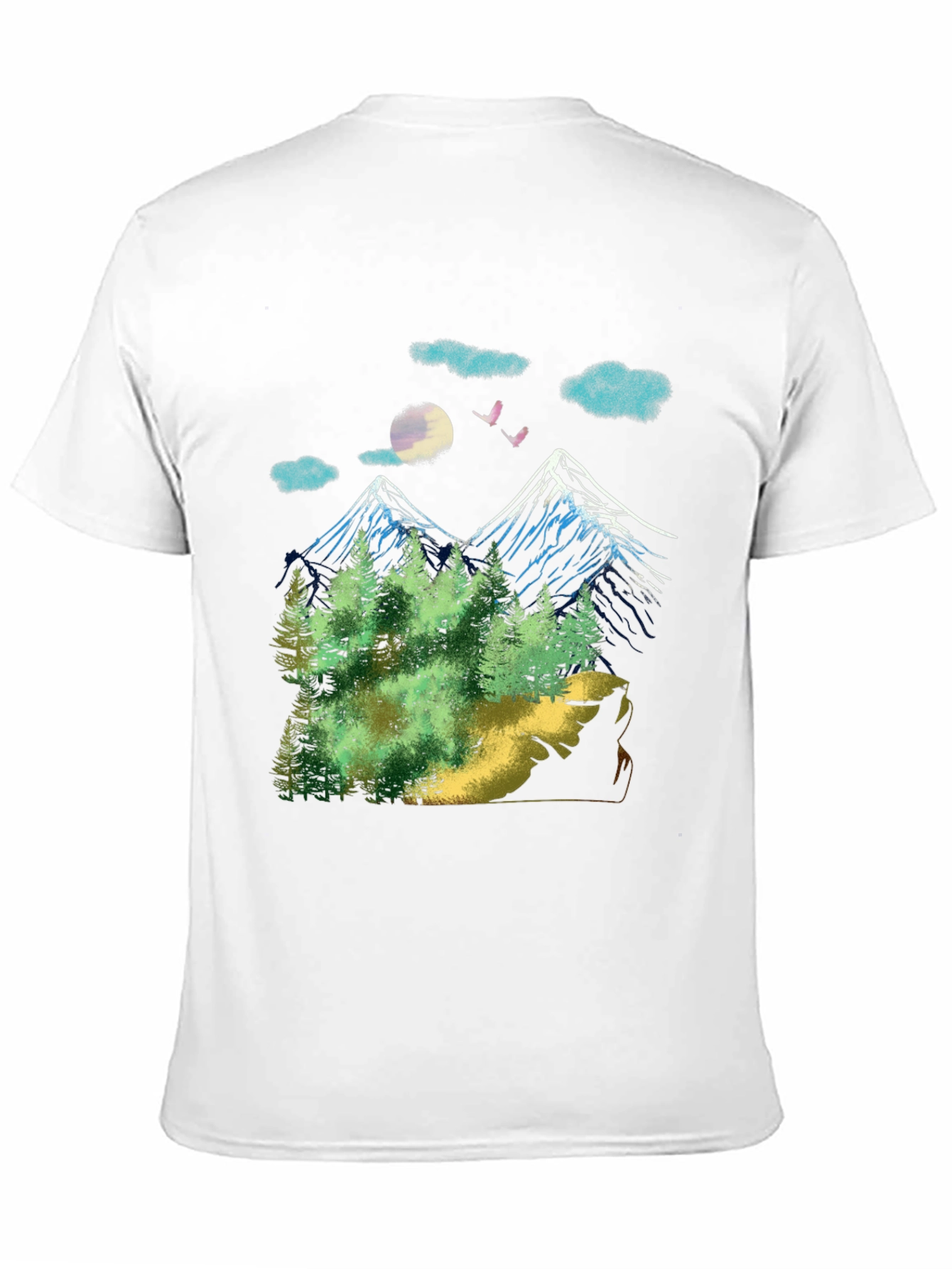 Mountain Landscape Graphic T-Shirt