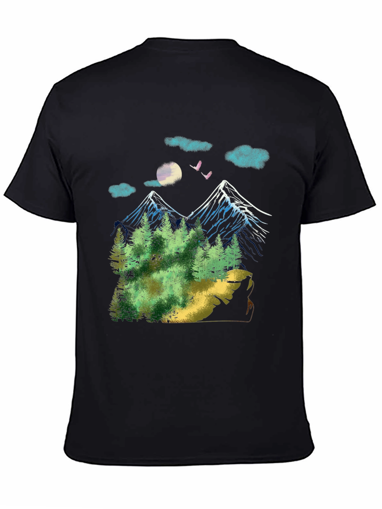 Mountain Landscape Graphic T-Shirt
