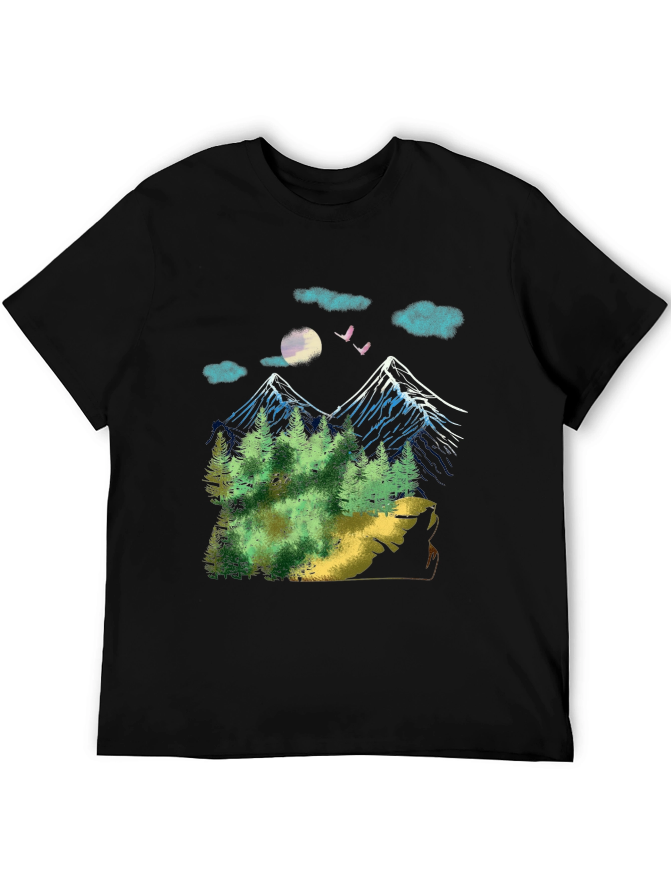 Mountain Landscape Graphic T-Shirt