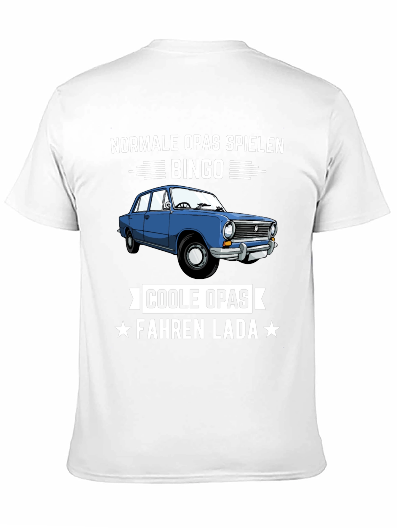 Funny German Cool Grandpas Drive Lada T-Shirt
