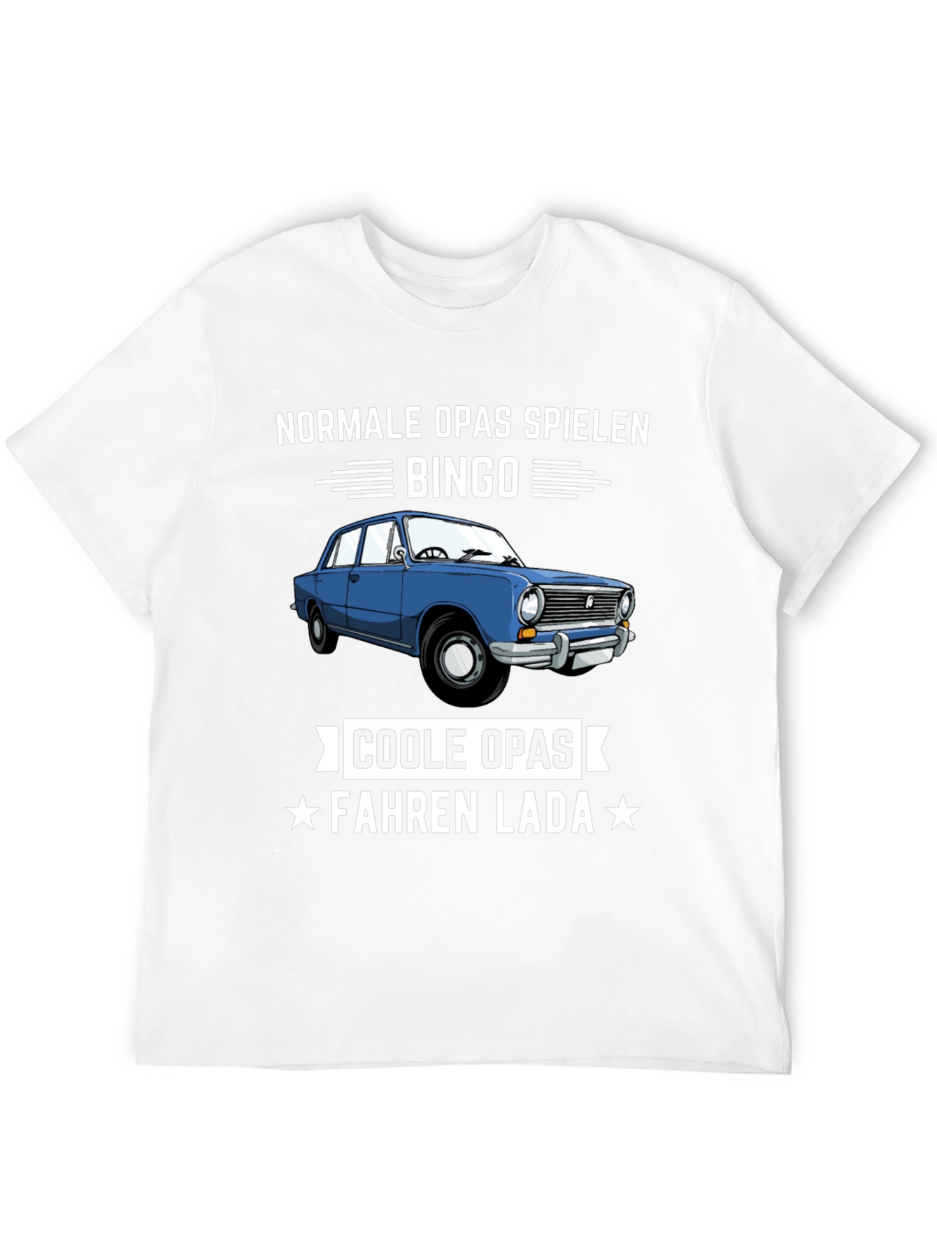 Funny German Cool Grandpas Drive Lada T-Shirt