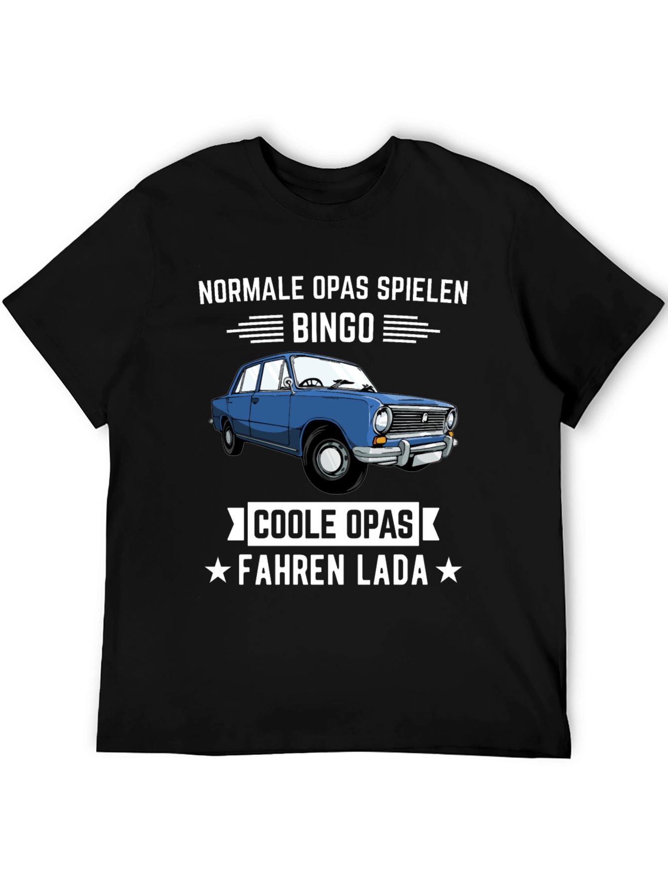 Funny German Cool Grandpas Drive Lada T-Shirt