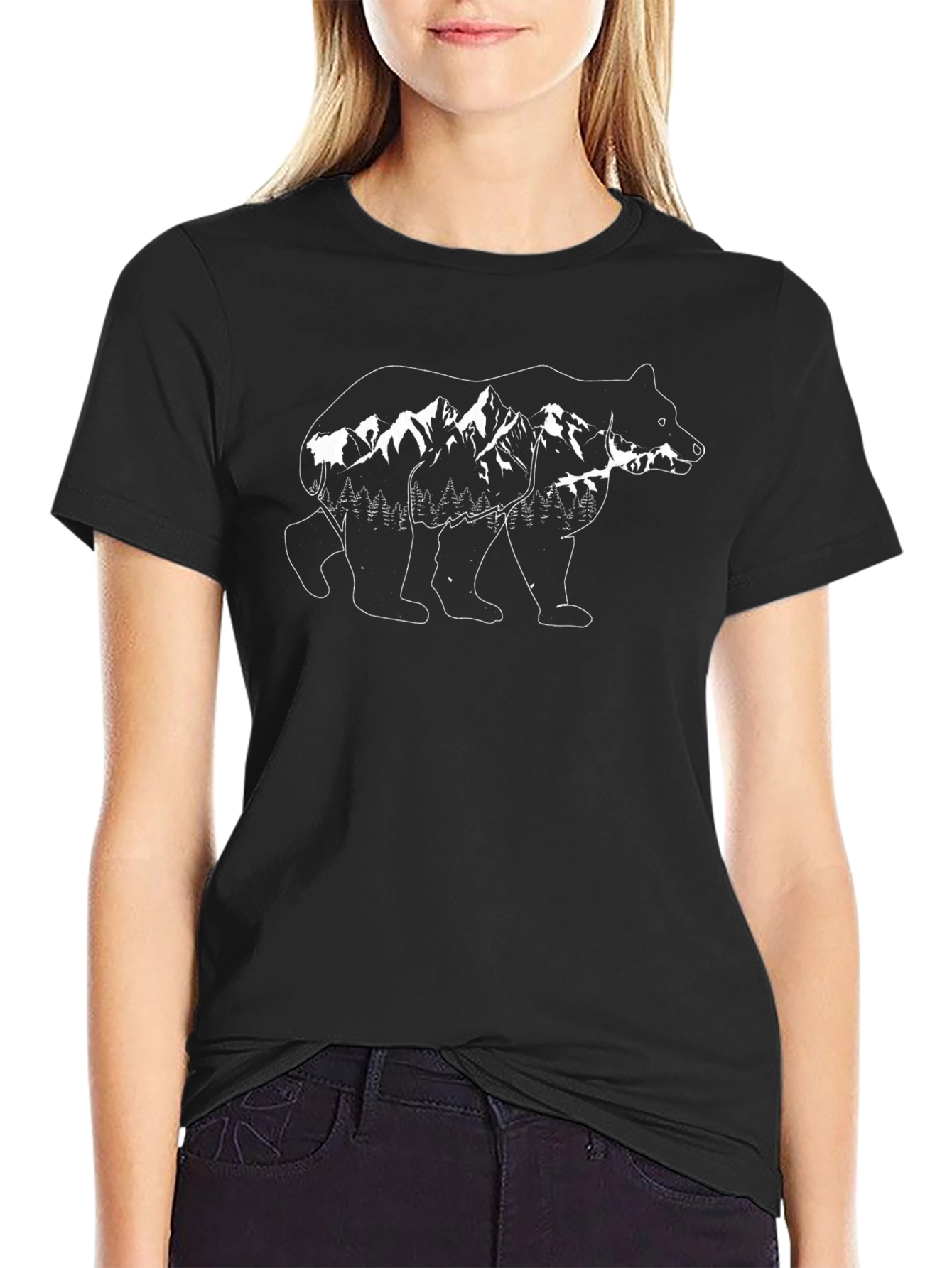 Bear Mountain Graphic Tee - Nature Inspired T-Shirt