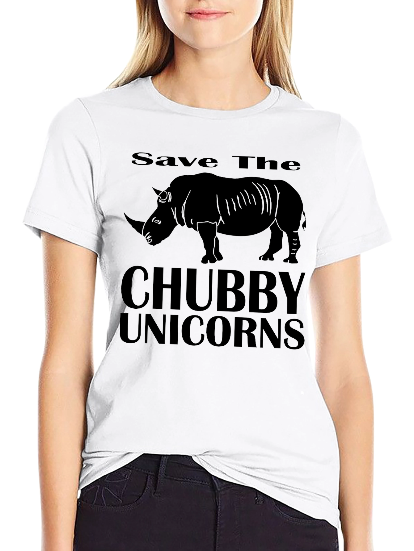 Save The Chubby Unicorns Graphic Tee