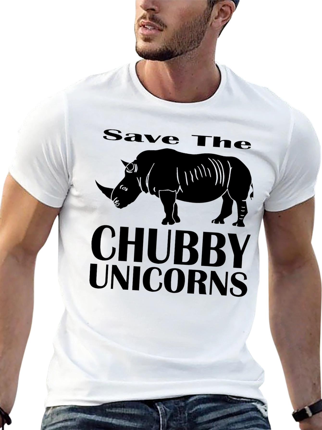 Save The Chubby Unicorns Graphic Tee