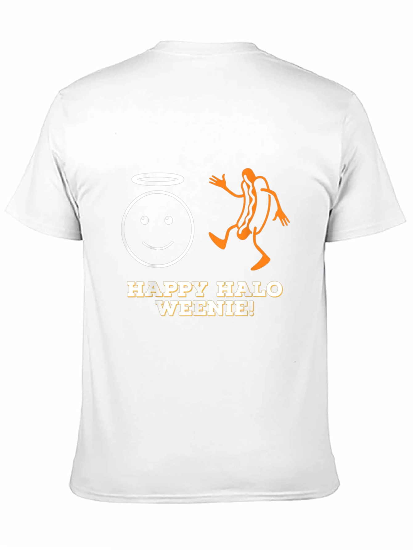 Happy Halo Weenie T-Shirt - Funny Graphic Tee