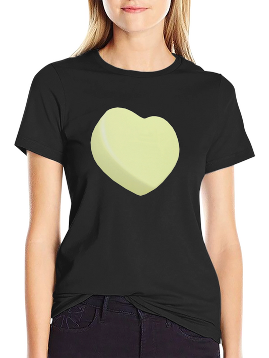 Heart Candy Graphic Black T-Shirt