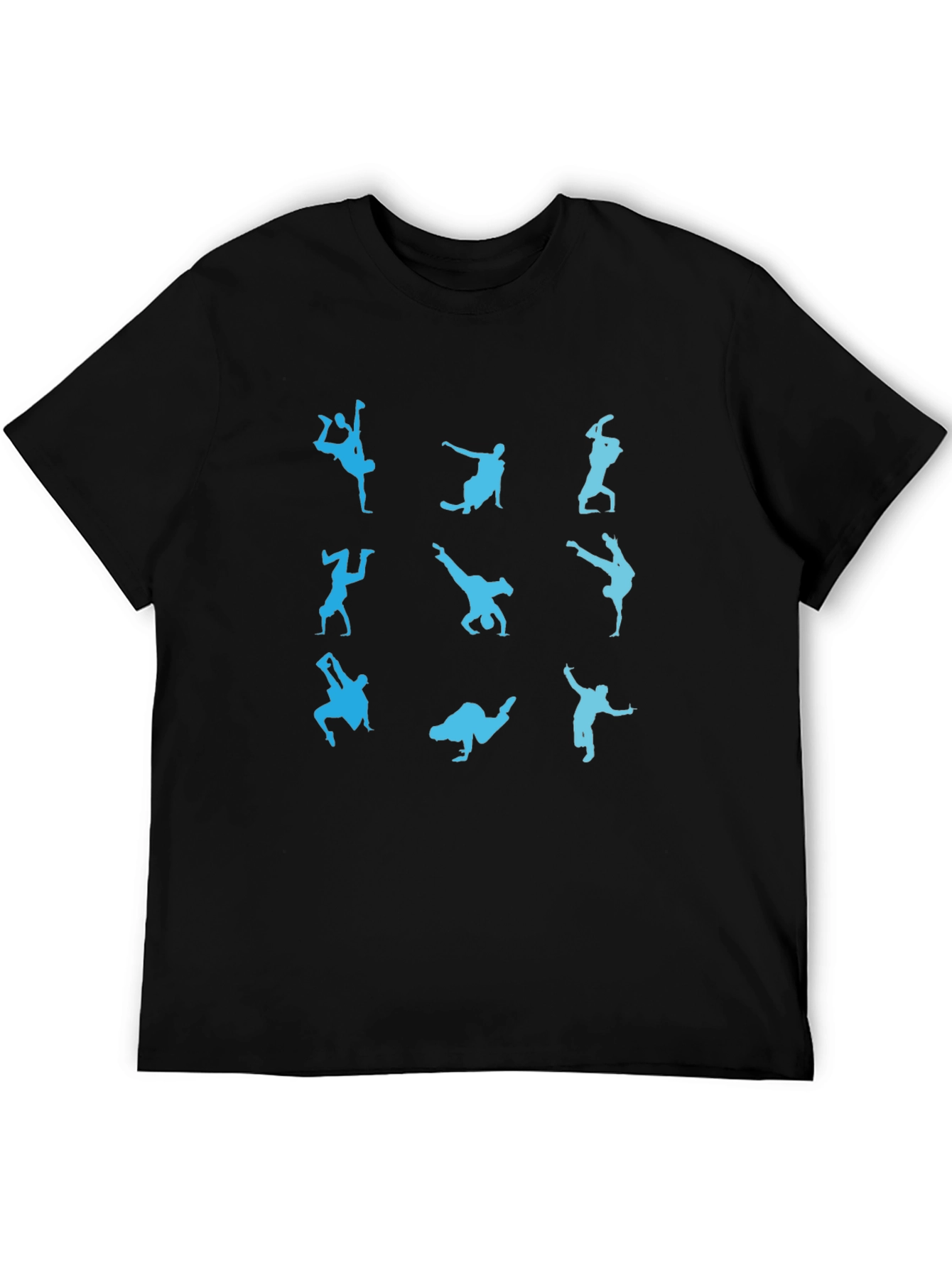 Breakdance Moves Graphic T-Shirt - Black