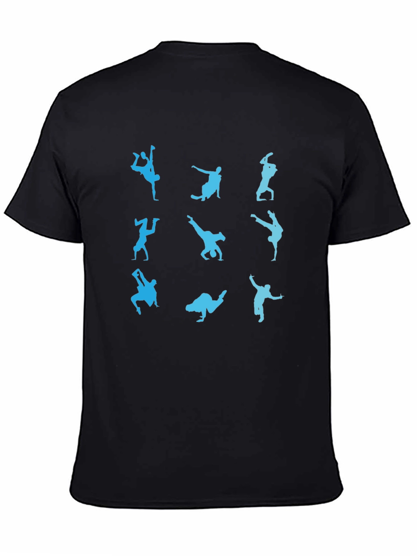 Breakdance Moves Graphic T-Shirt - Black