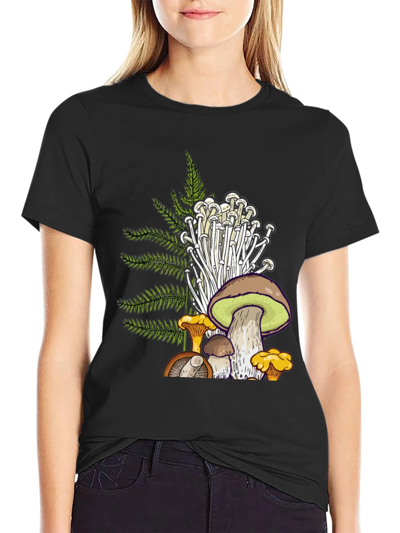 Mushroom Graphic T-Shirt - Nature Inspired Tee
