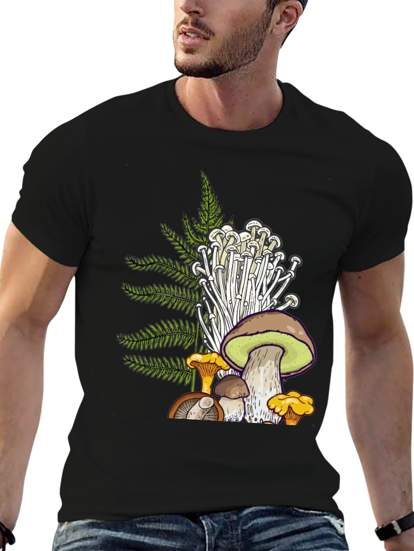 Mushroom Graphic T-Shirt - Nature Inspired Tee